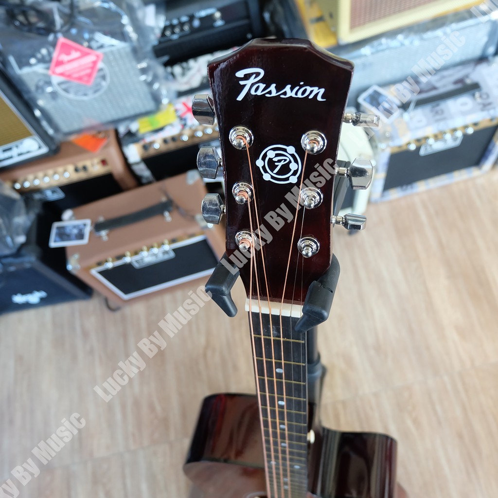 กีต้าร์โปร่ง Passion ขนาด 41 นิ้ว สีโอ๊ค