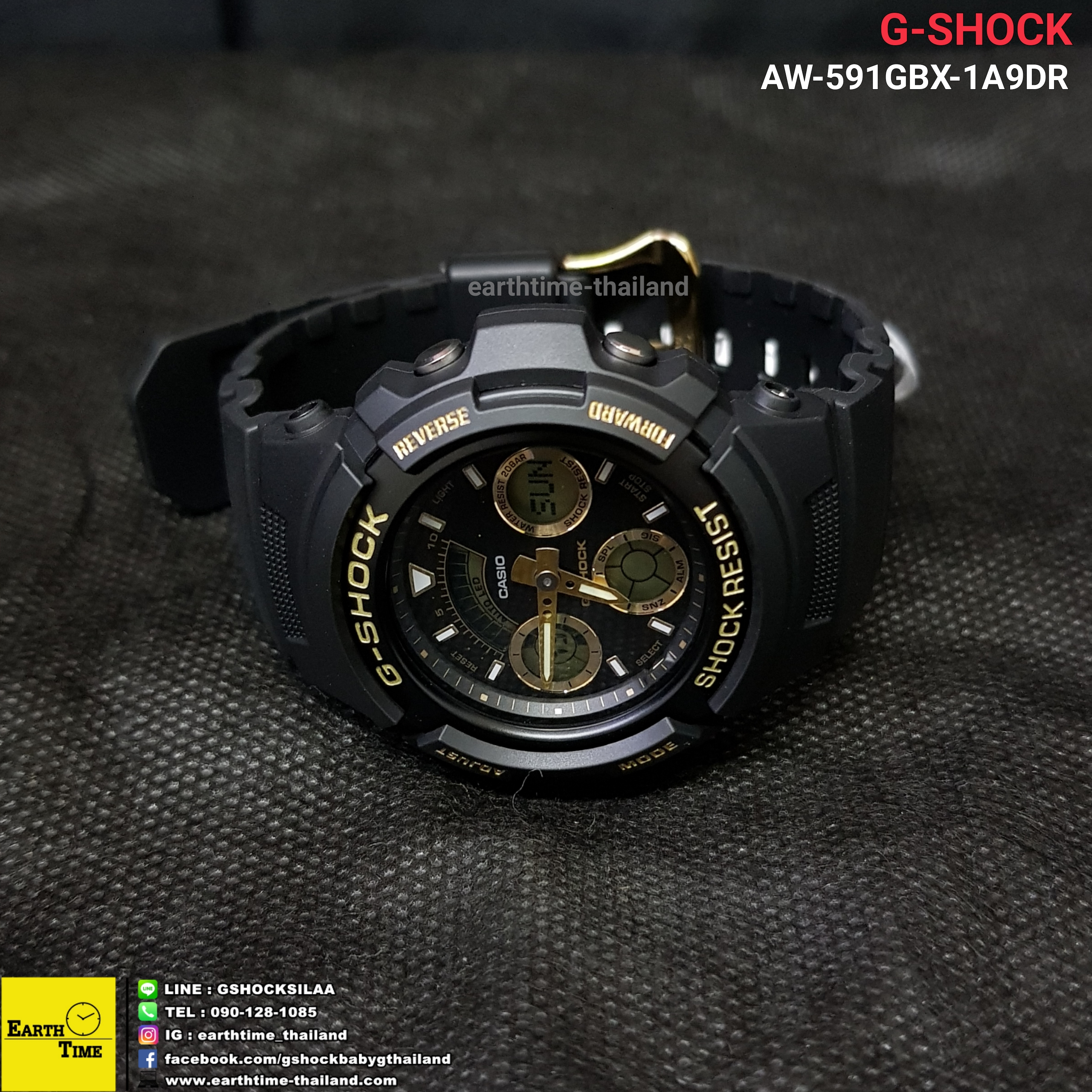 G-Shock Rose Gold & Gold Series ของใหม่แท้100% รับประกัน 1 ปี รุ่น AW-591GBX-1A9DR