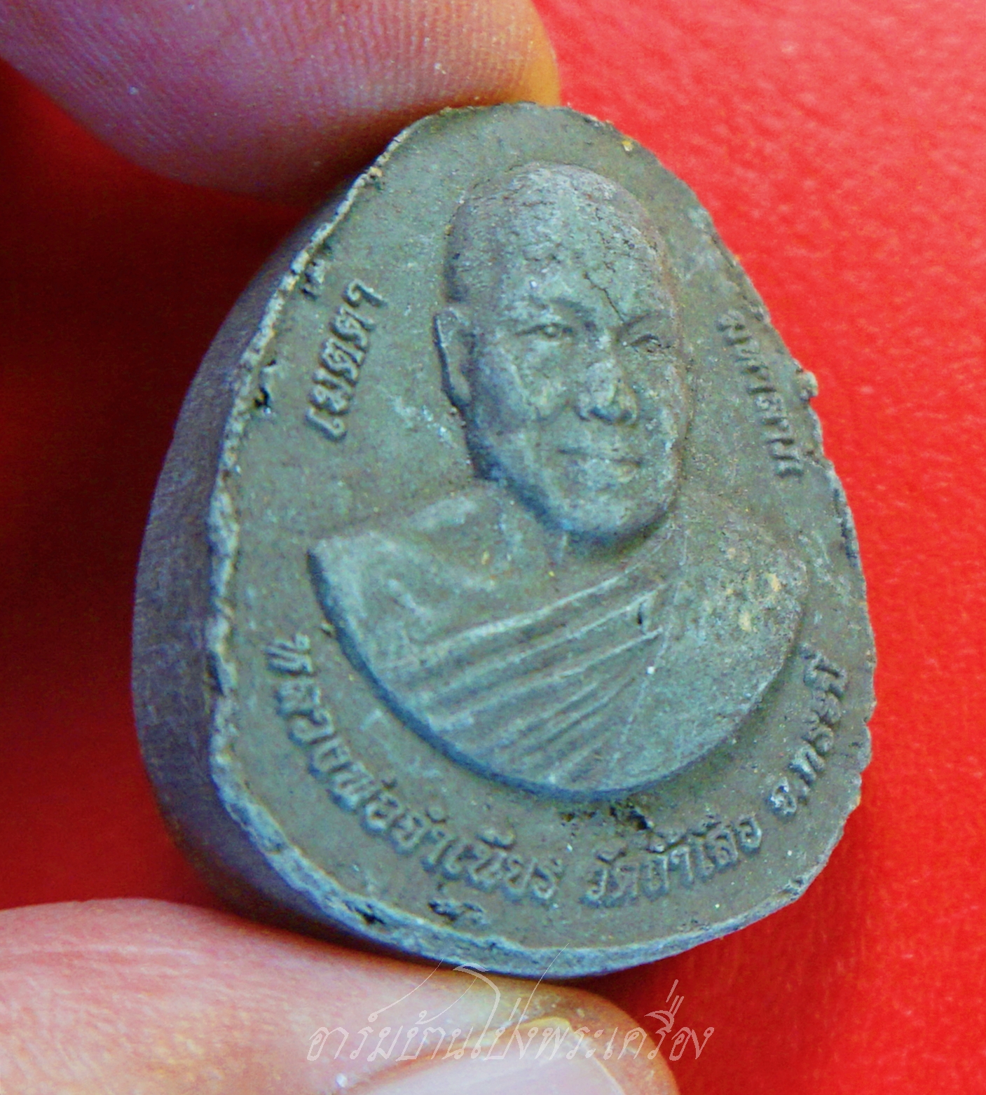 พระปิดตา หลวงพ่อจำเนียร วัดถ้ำเสือ จ.กระบี่ เนื้อผงใบลาน(องค์ที่1)