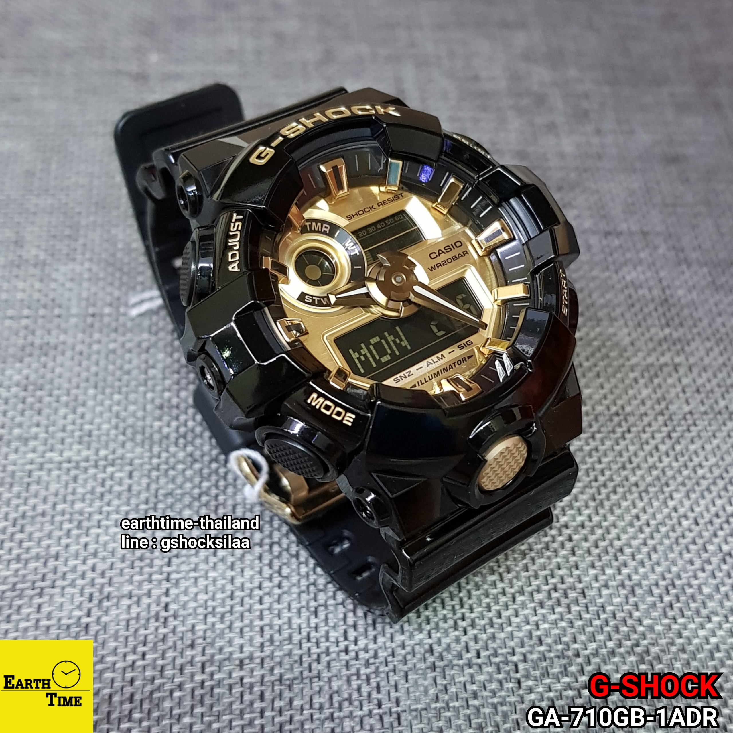 G-Shock ของใหม่แท้100% รับประกัน 1 ปี GA-710GB-1ADR