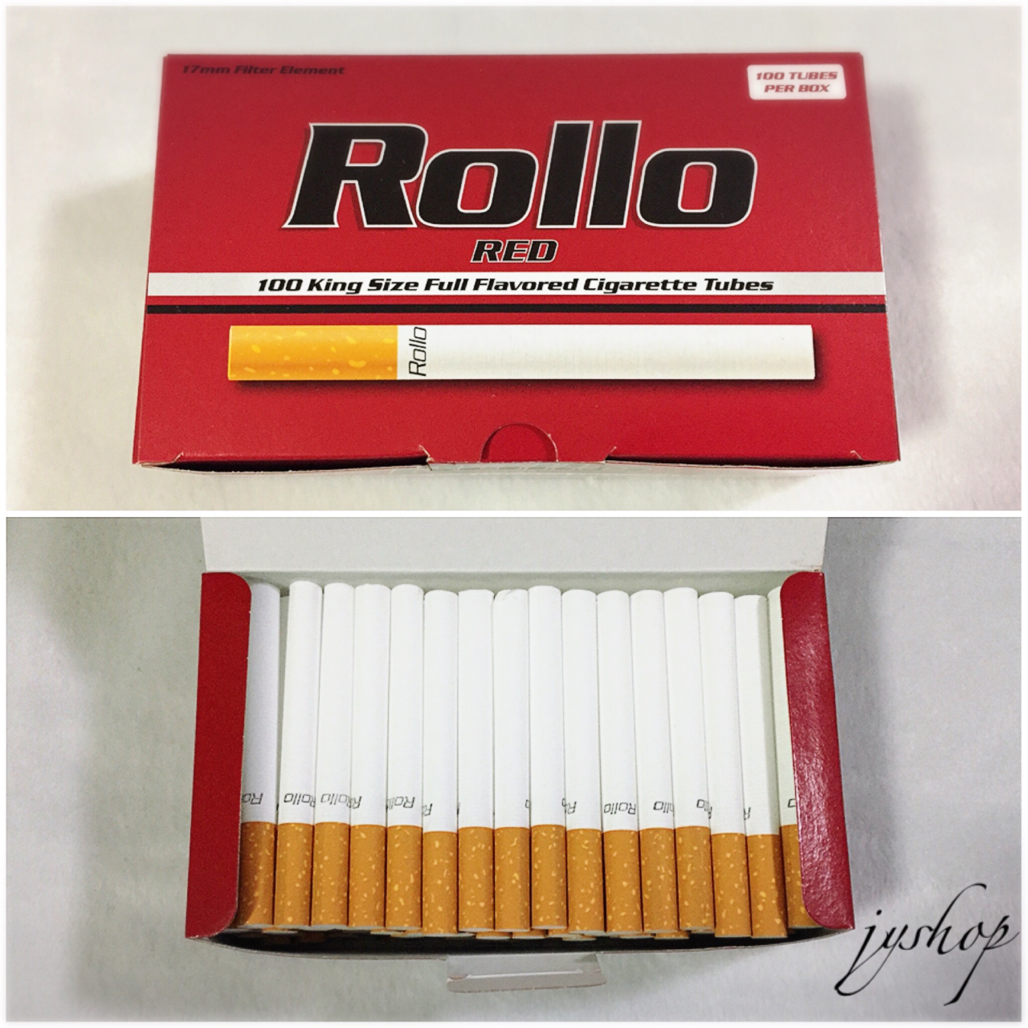 มวนบุหรี่เปล่า Rollo Red