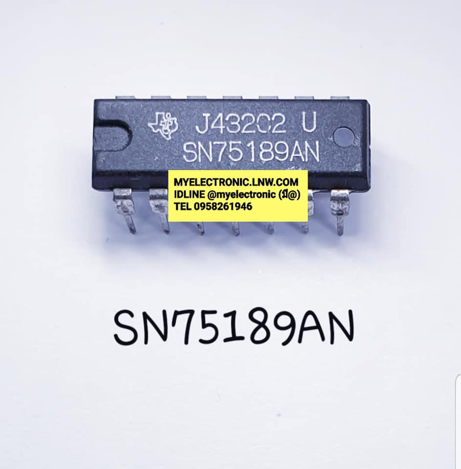 ขาย SN75189AN ยี่ห้อTEXASตัวถังDIP14ขาราคาตัวละ บาท