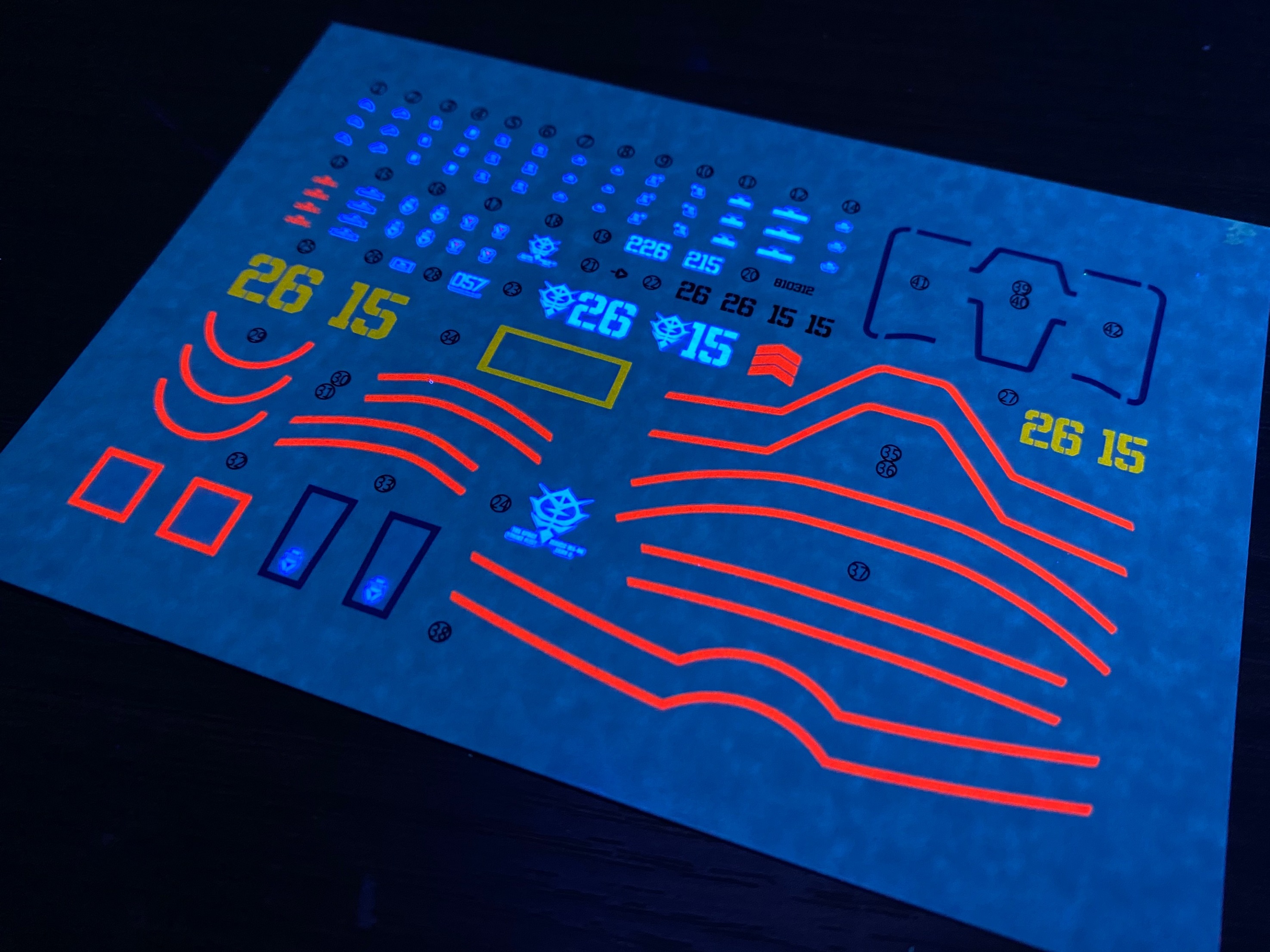 Decal 150 HG Zaku Desert Type ยี่ห่อ XY-model