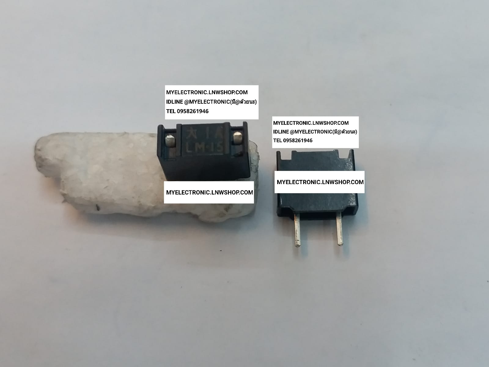 ขาย ฟิวส์LM1A , ยี่ห้อ ฟิวส์ 1AMP JAPAN ฟิวส์ LM1.0A ฟิวส์เหลี่ยมดำ2ขา FUSE MADE IN JAPAN ของแท้ ราคา ตัวละ . . . . หน่วย บาท