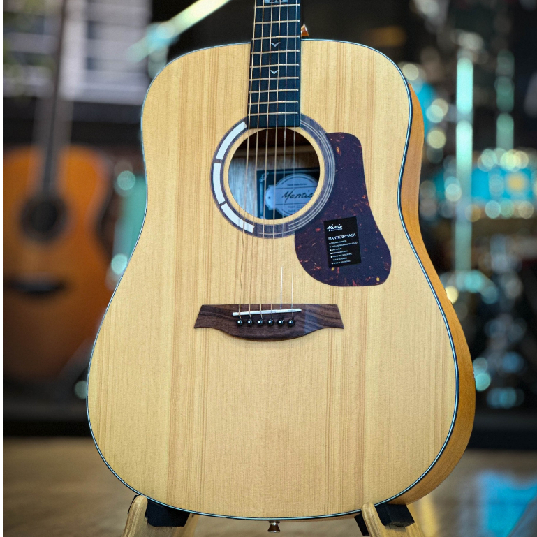 [โค้ดลด1000.-] Mantic GT-1D กีต้าร์โปร่ง/โปร่งไฟฟ้า M1 ทรงเต็ม ทัชชิ่งจับง่าย 41 นิ้ว สีไม้ - ฟรี ปิ๊ก4อัน/ใบคอร์ด/ประแจ