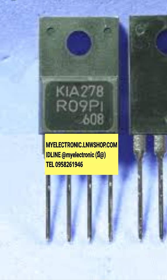ขาย KIA278R09PI ตัวถัง TO220/4ขา ยี่ห้อ KIA ไอซี IC KIA278R09 PI ราคา ตัวละ . . . . หน่วย บาท