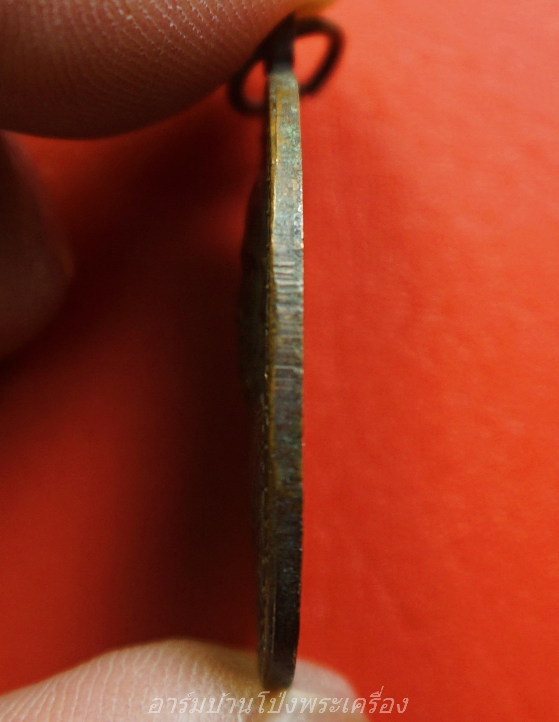 หลวงพ่อเหว่า (พระครูวิสุทธิสารนิวิฐ) วัดหนองงูเหลือม ที่ระลึกฉลองสมศักดิ์ ปี๒๕๓๔ เนื้อทองแดงรมดำ(องค์ที่1)