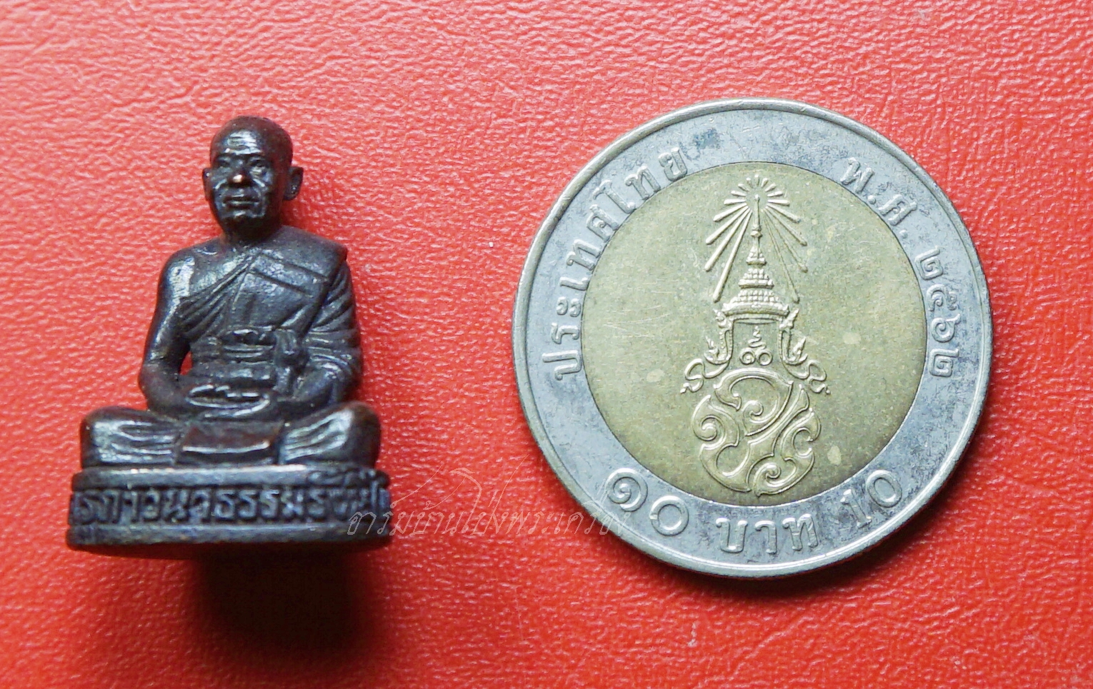 พระครูภาวนาธรรมรังษี(แดง) วัดพเนินพลู รูปหล่อ(องค์ที่1)