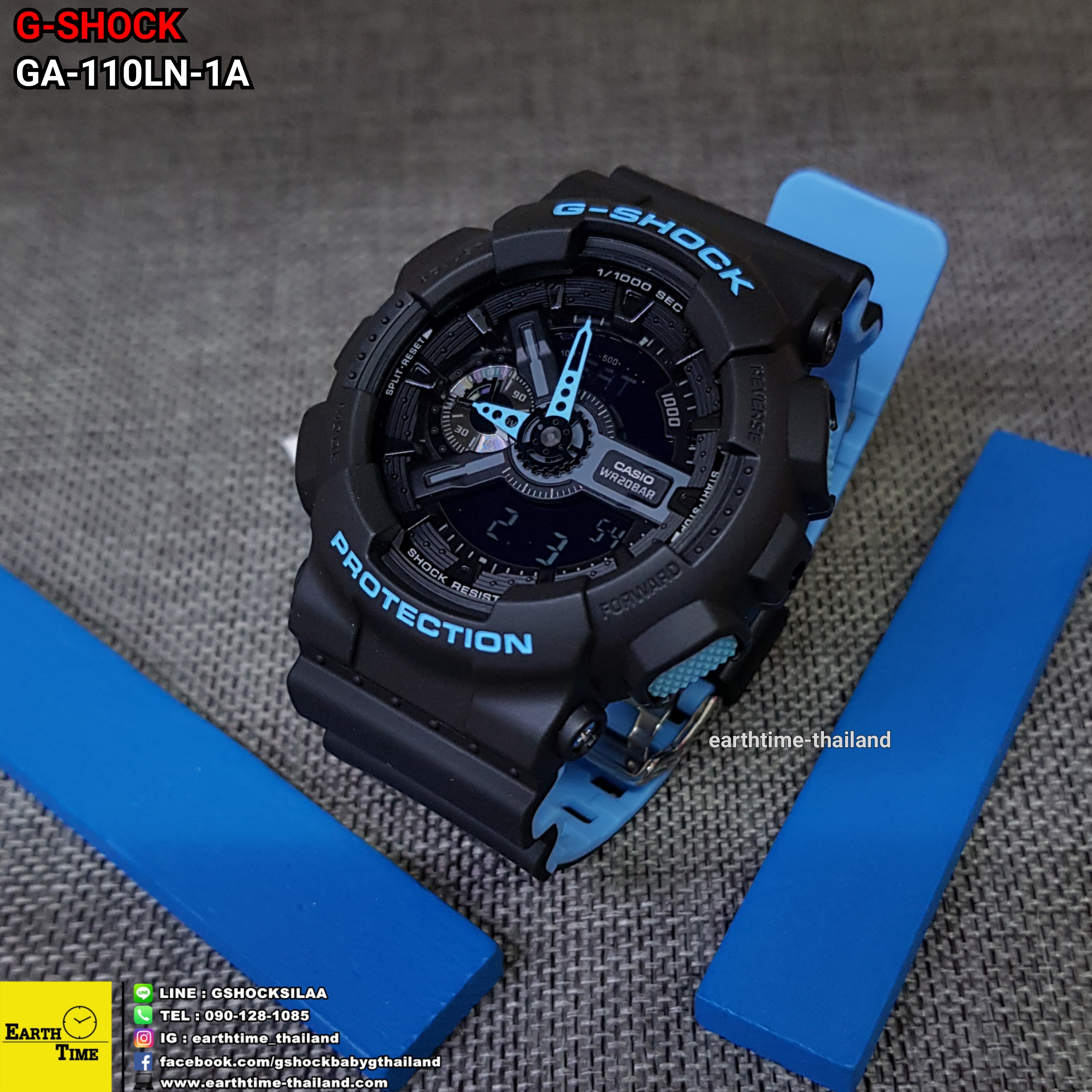 G-Shock ของใหม่แท้100% รับประกัน 1 ปี GA-110LN-1ADR