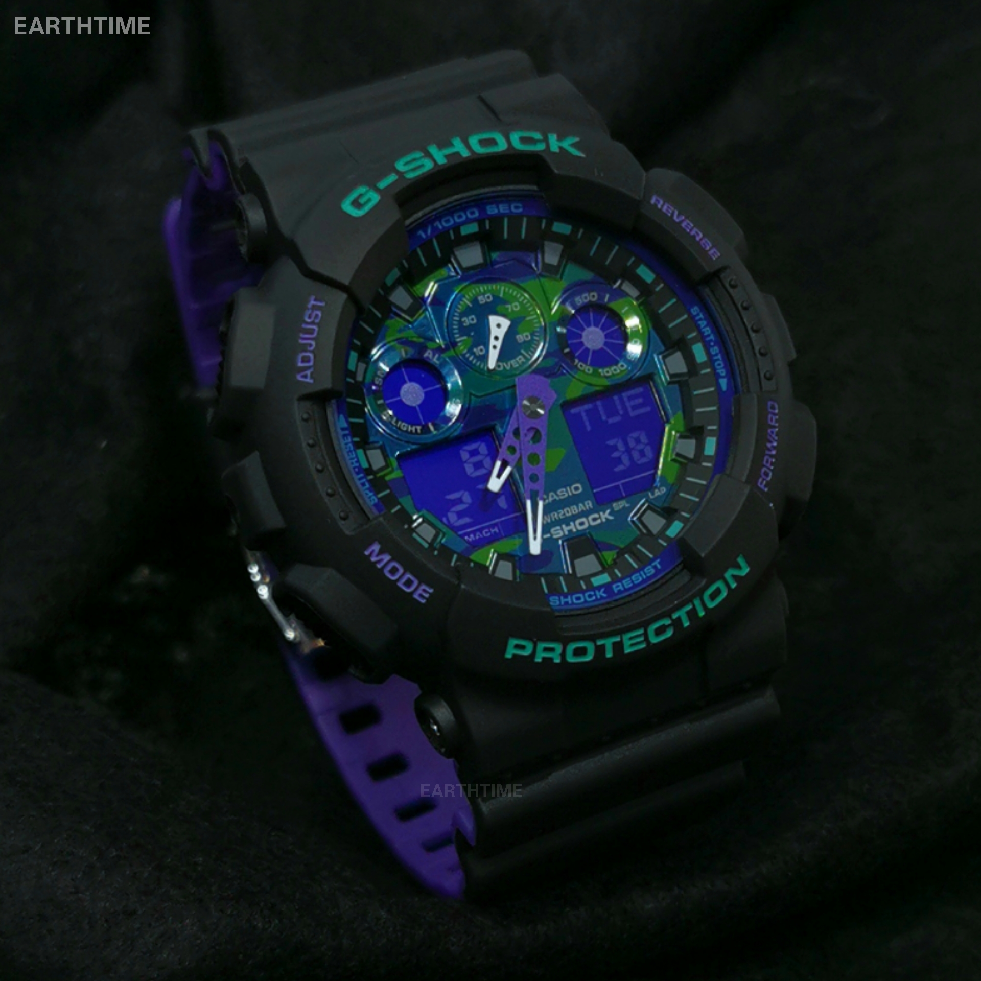 G-Shock ของใหม่แท้100% รับประกัน 1 ปี GA-100BL-1ADR