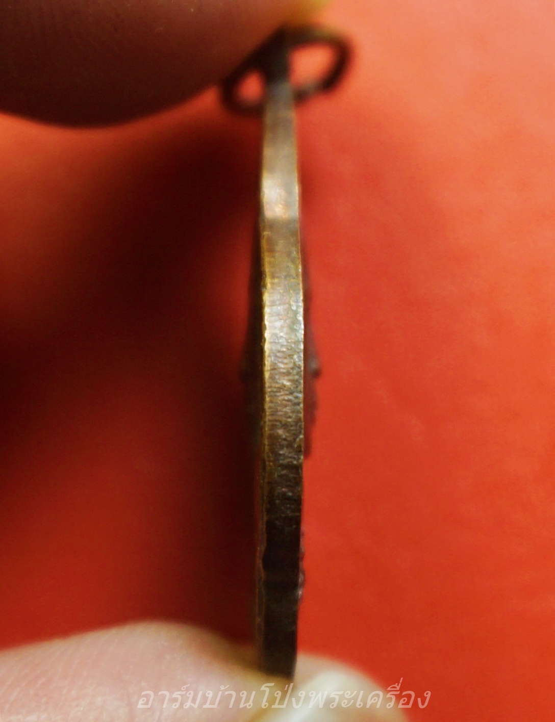 พระครูเมธาธิการ หลังหลวงพ่อเกิด วัดโพธิ์บัลลังก์ จ.ราชบุรี ปี๒๕๒๓ เนื้อทองแดง(องค์ที่1)