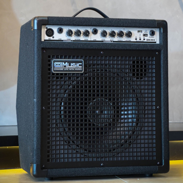 (มีบลูทูธ🔥) Cool Music DK-35S แอมป์กลองไฟฟ้า/คีย์บอร์ด/กีต้าร์โปร่งไฟฟ้า 35 วัตต์ ระบบ Equalizer เอฟเฟคในตัว +ประกัน