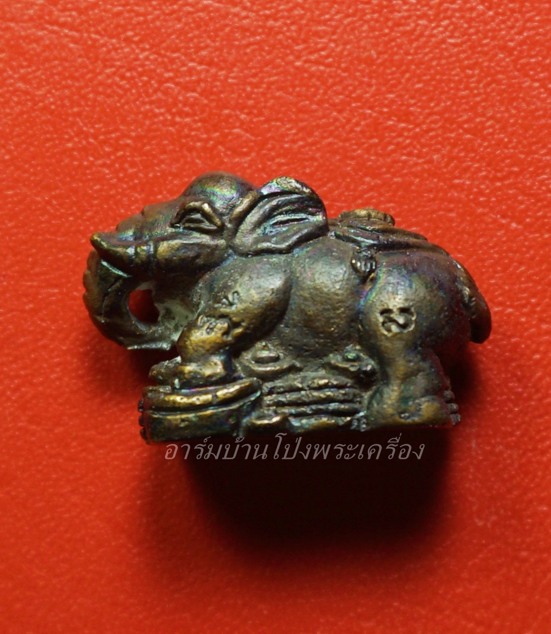 กุญชร อ้อนทรัพย์ สถานปฏิบัติธรรมถ้ำขุนกุญชร ปี๒๕๕๖ เนื้อทองแดงรมดำ(องค์ที่1)