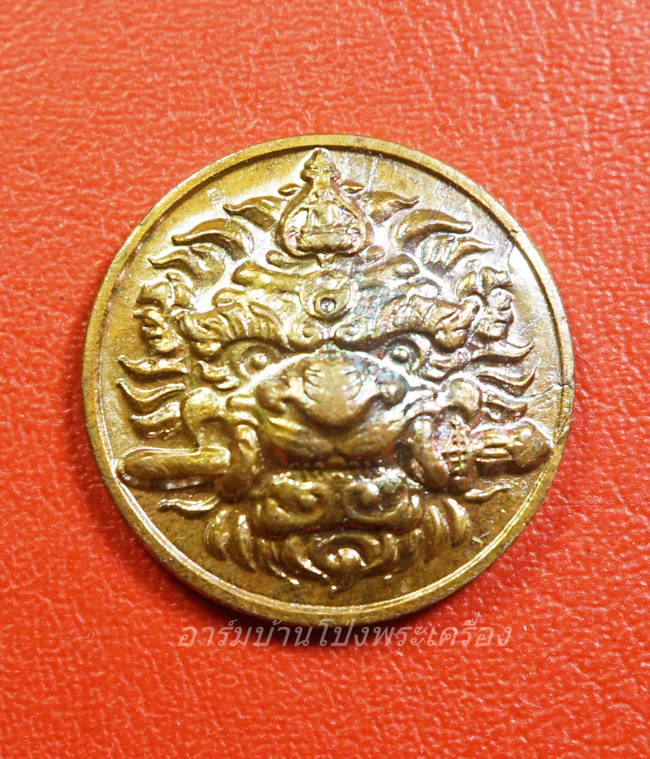 หลวงพ่อหวล วัดชาวเหนือ เสือคาบดาบ(กันชง) ปี๒๕๔๙ พิมพ์เล็ก กะไหล่นาค(องค์ที่1)