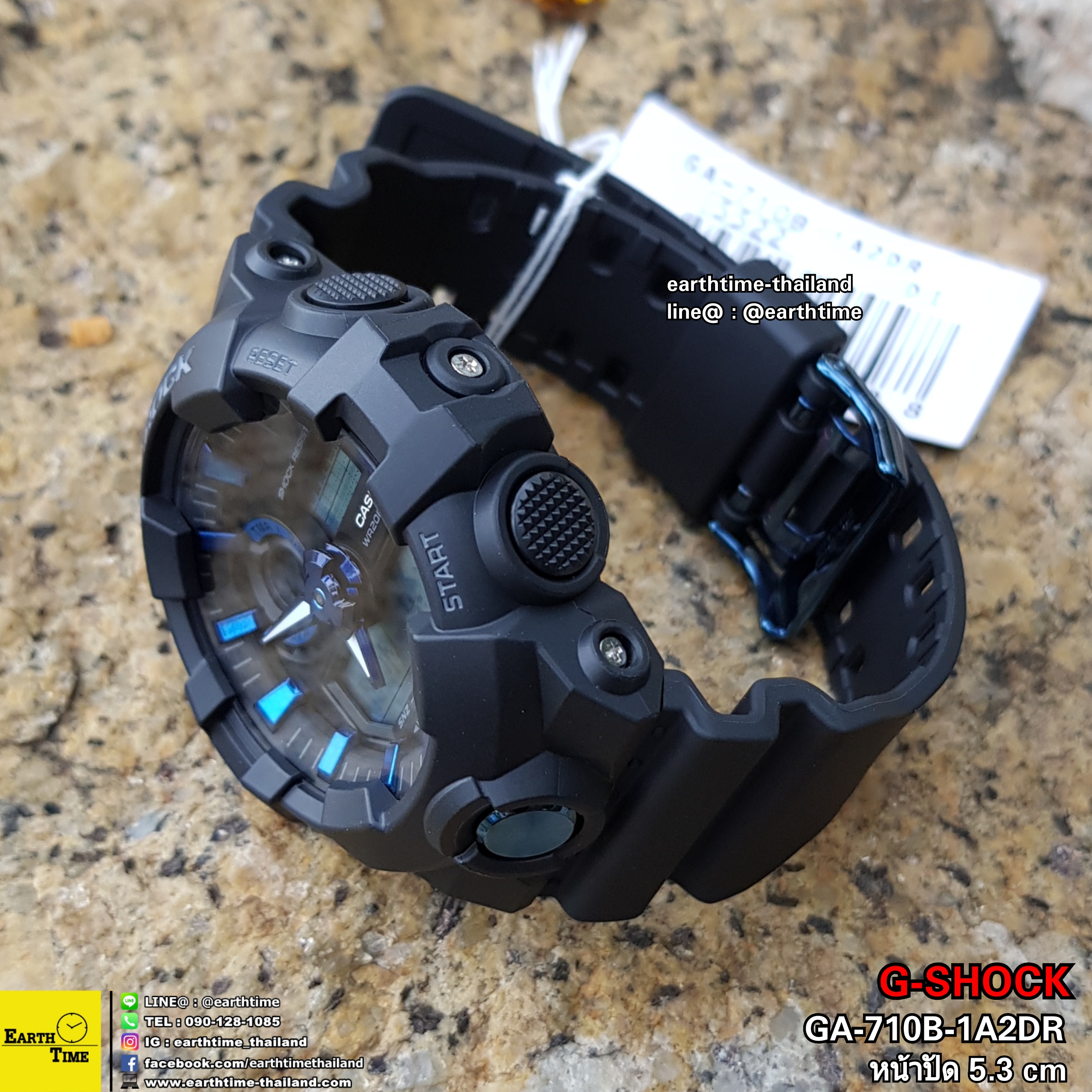 G-Shock Metallic Blue ของใหม่แท้100% รับประกัน 1 ปี GA-710B-1A2DR