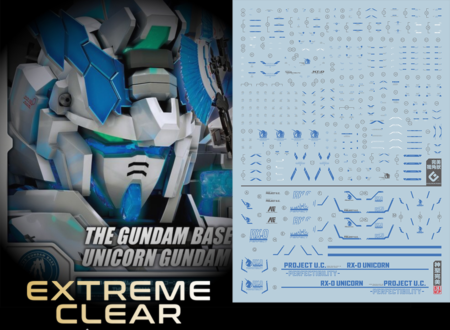 054 Water Decal RG1/144 Unicorn Gundam Perfectibility ยี่ห่อ S.I.M.P. Model Decal (สินค้าเหลือ 1 แผ่น กรุณารอทางร้านแจ้งกลับนะครับ )