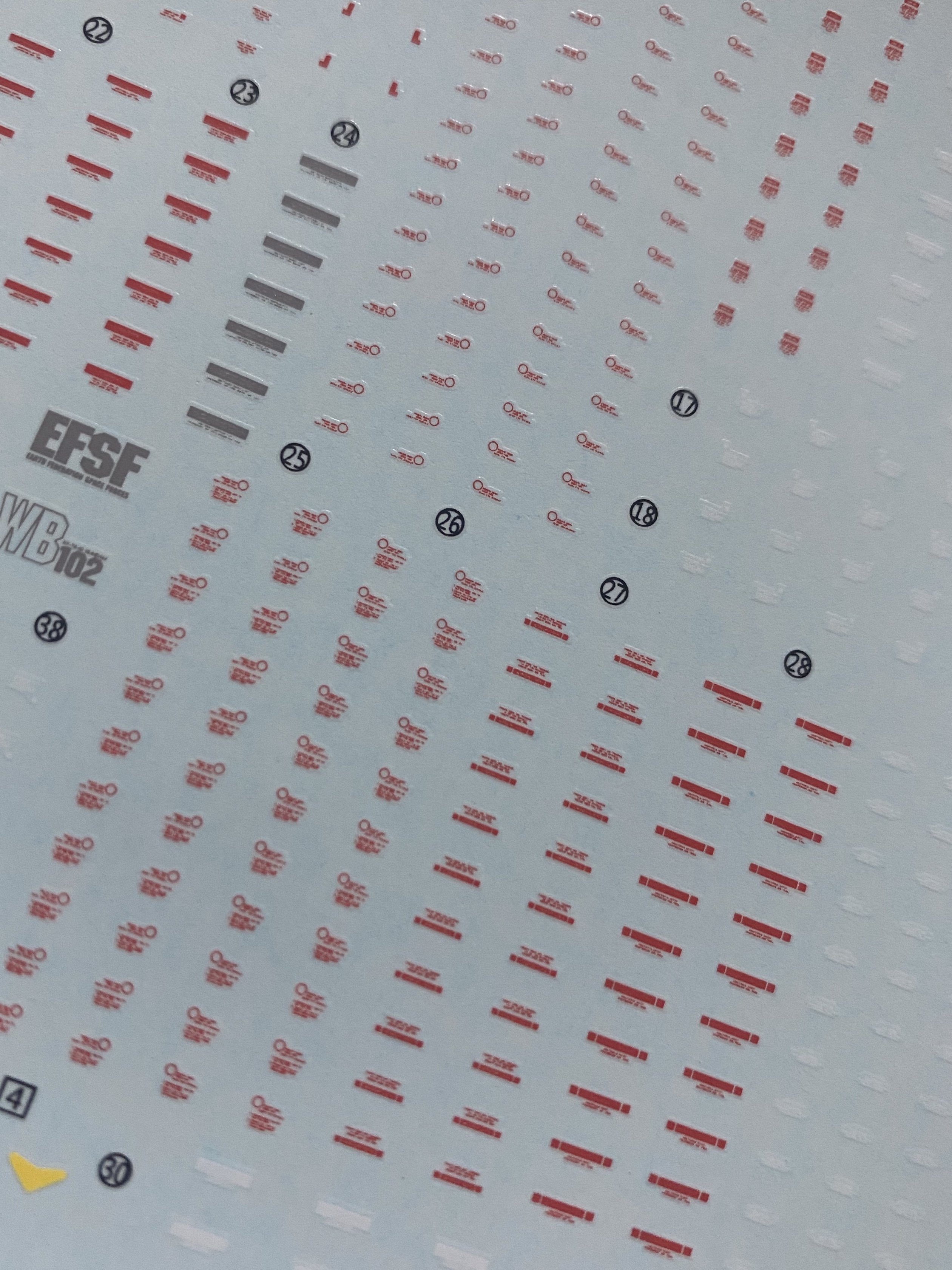 Decal 127 HG1/144 Gundam RX-78（GUNDAM THE ORGIN) ยี่ห่อ XY-model