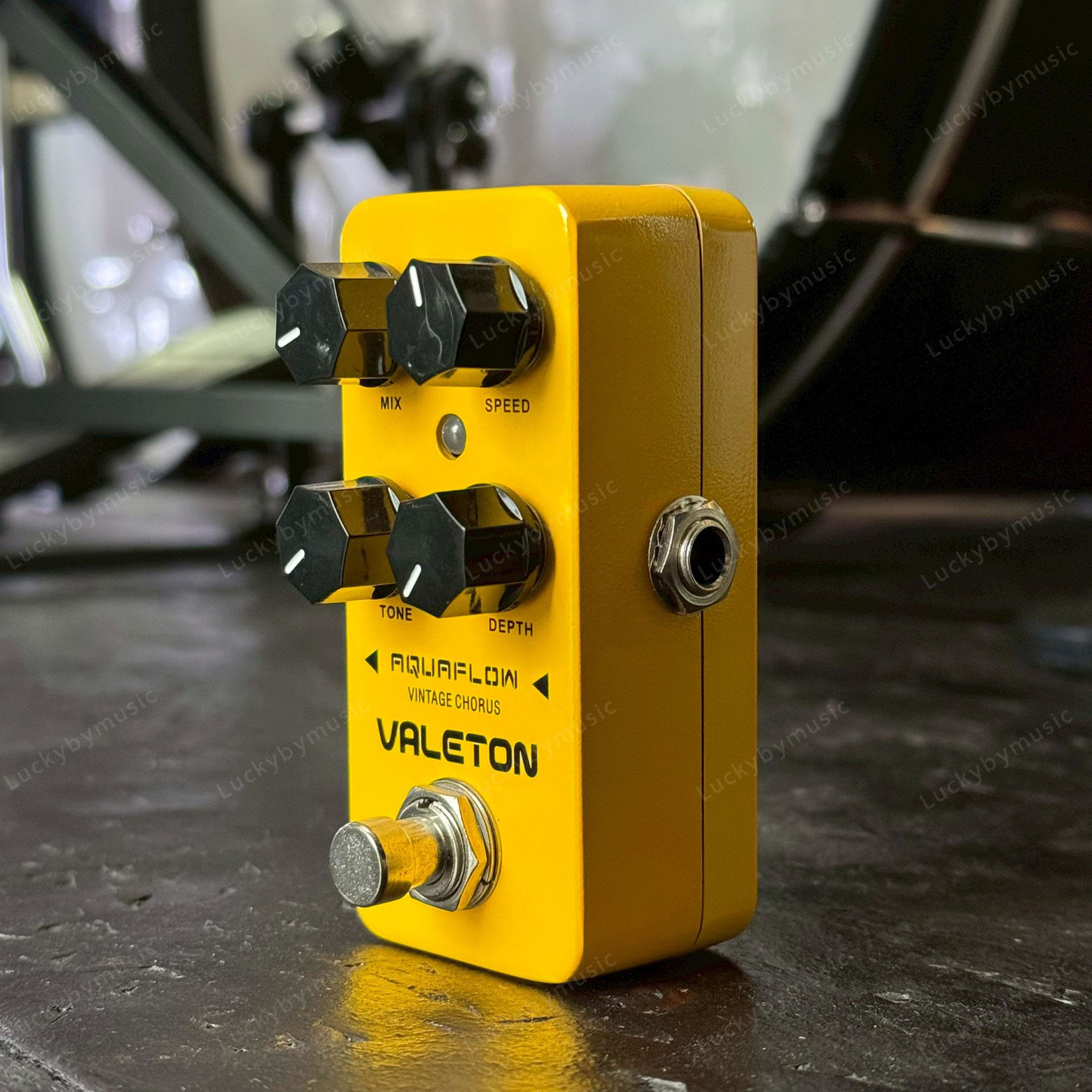 เอฟเฟกต์ Valeton Aquaflow Vintage Chorus เอฟเฟคกีตาร์ (Guitar Effects Pedal) Analog แท้ + True Bypass ปรับได้ 4 แบบ | ของแท้100%