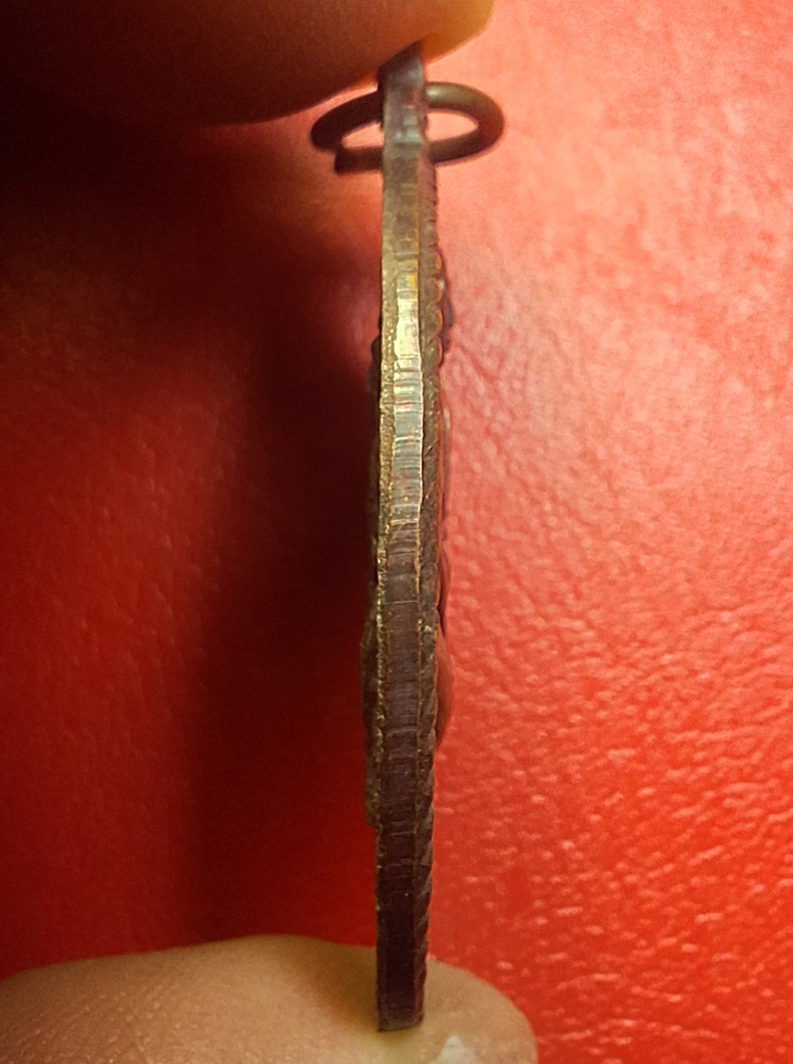 หลวงพ่อมหาประธูป หลังพระวิษณุ วัดชัยพฤกษ์ จ.กำแพงเพชร ปี๒๕๔๕ เนื้อทองแดงรมดำ