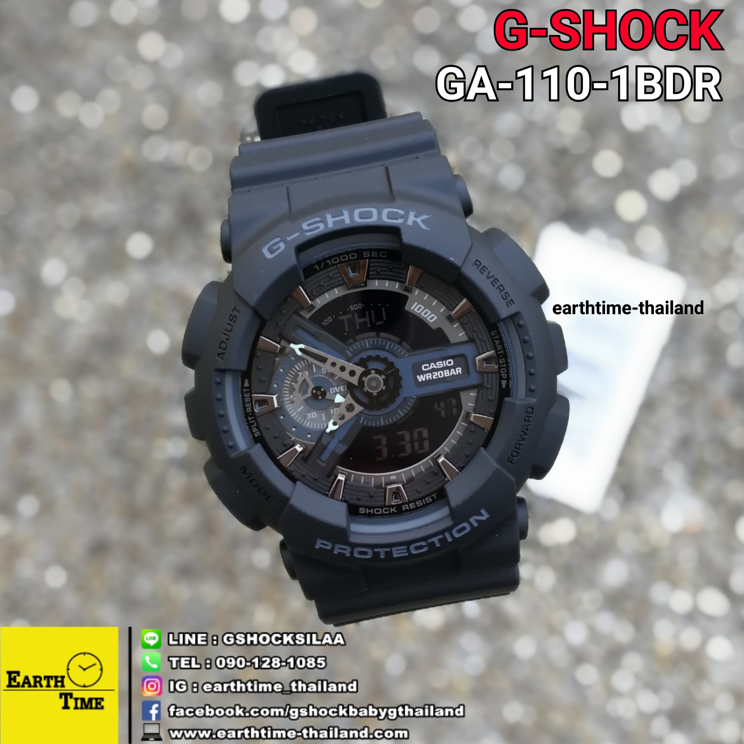 G-Shock ของใหม่แท้100% รับประกัน 1 ปี GA-110-1BDR