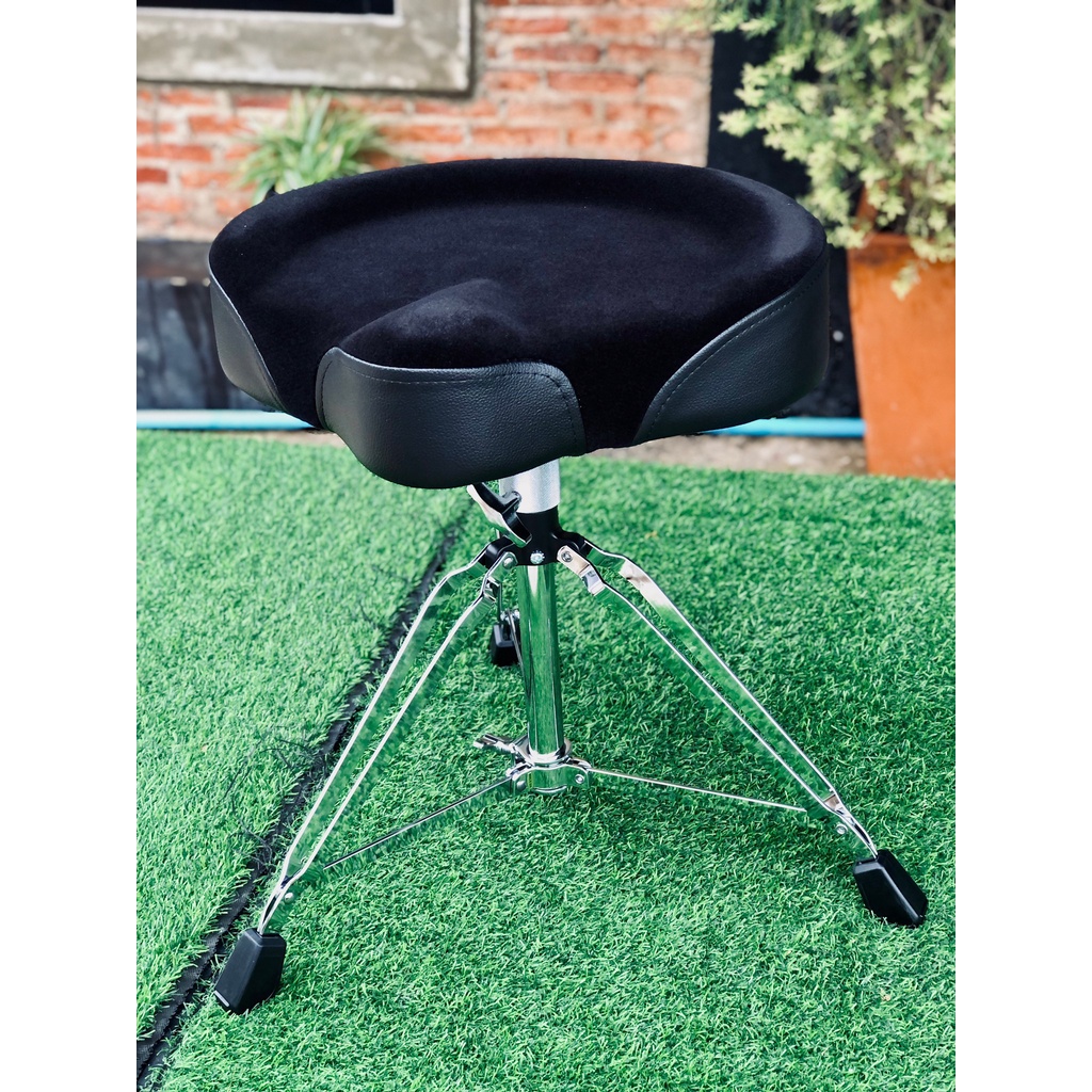 CMC เก้าอี้กลองชุด รุ่น CM-DT900 สีดำ เบาะกลม เบาะหนา ตัวล็อค