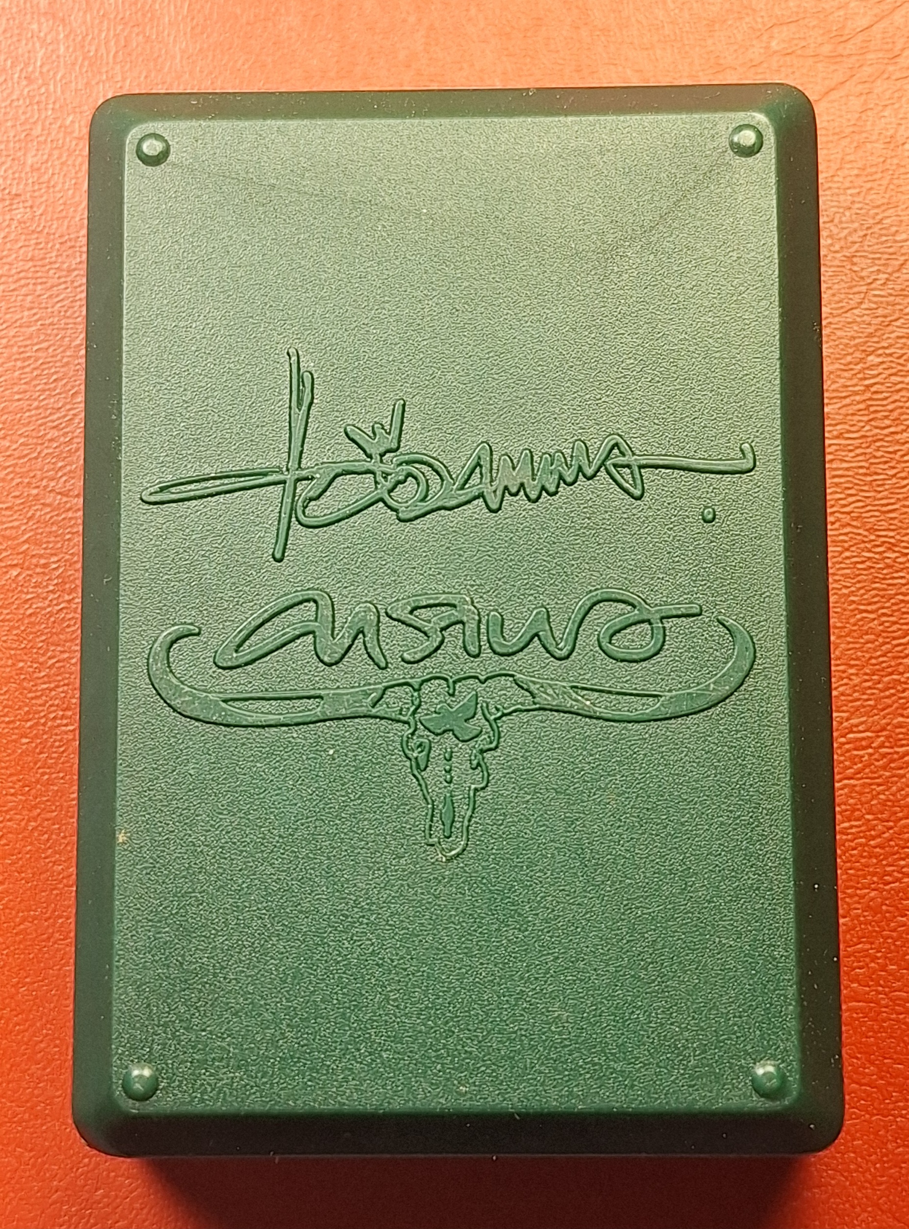 หลวงพ่อพัฒน์ วัดห้วยด้วน จ.นครสวรรค์ รุ่นจิ๊กโก๊ปากน้ำโพธิ์ พิมพ์เล็ก เนื้ออัลปาก้า เลข๔๑๐๕ ลงยาขาว น้าแอ๊ดคาราบาวจัดสร้าง(องค์ที่4)