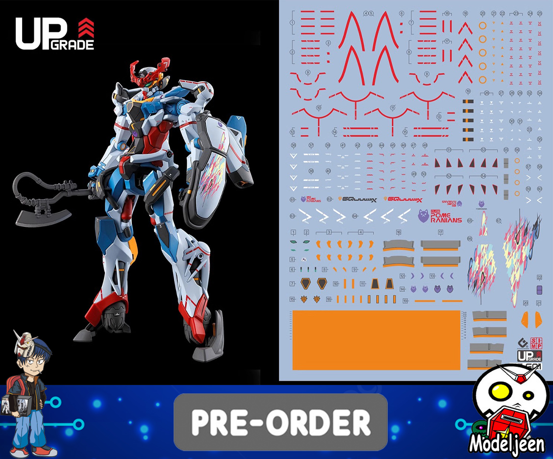 237 Water Decal HG1/144 GQuuuuuX ยี่ห้อ S.I.M.P. Model Decal