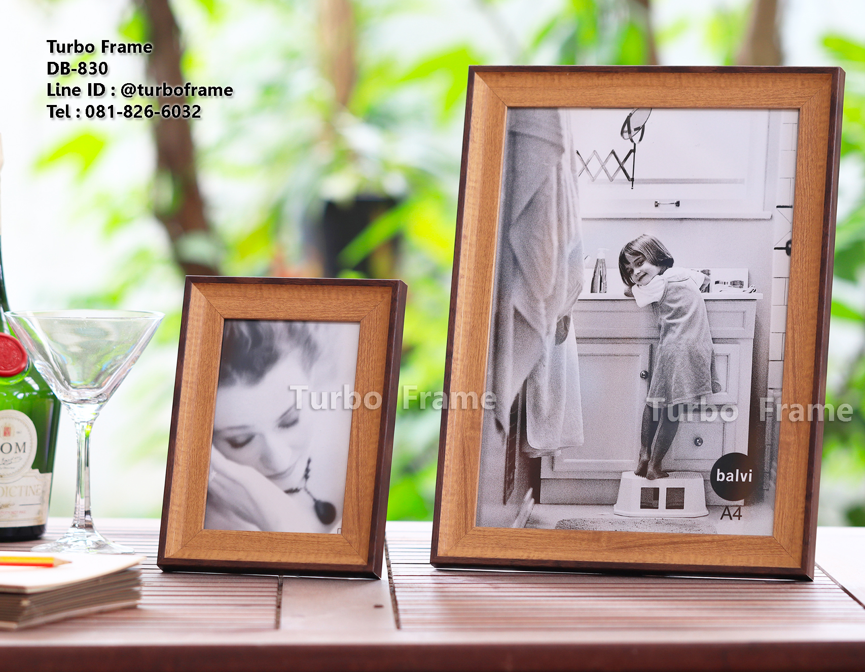 กรอบรูปใส่ใบประกาศ ขนาด A4 DB830