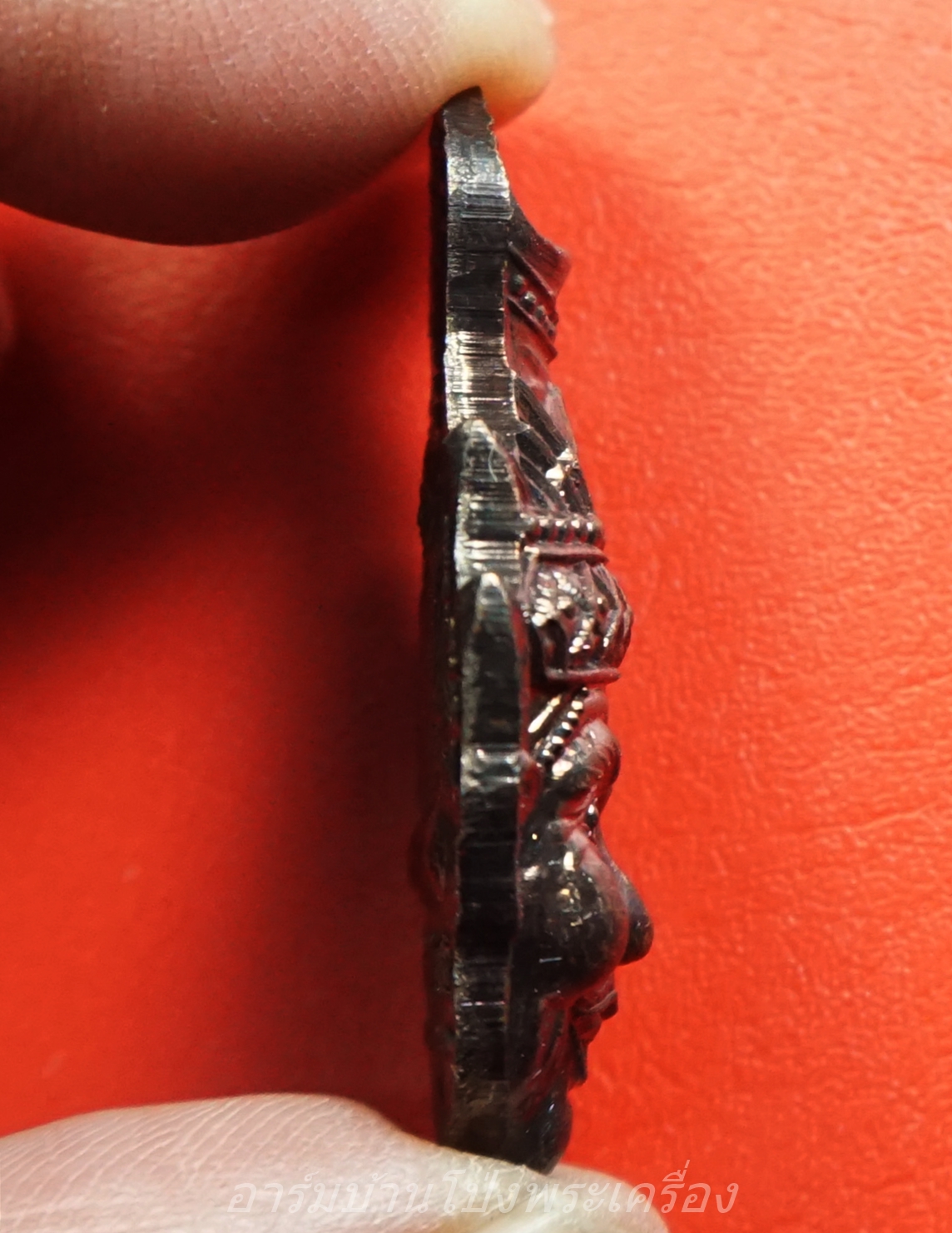 หลวงปู่แผ้ว วัดหนองพงนก เศียรพ่อแก่ ทองแดงรมดำ พิธีมหาจักรพรรดิ์ตราธิราช๑๐๘คณาจารย์(องค์ที่6)