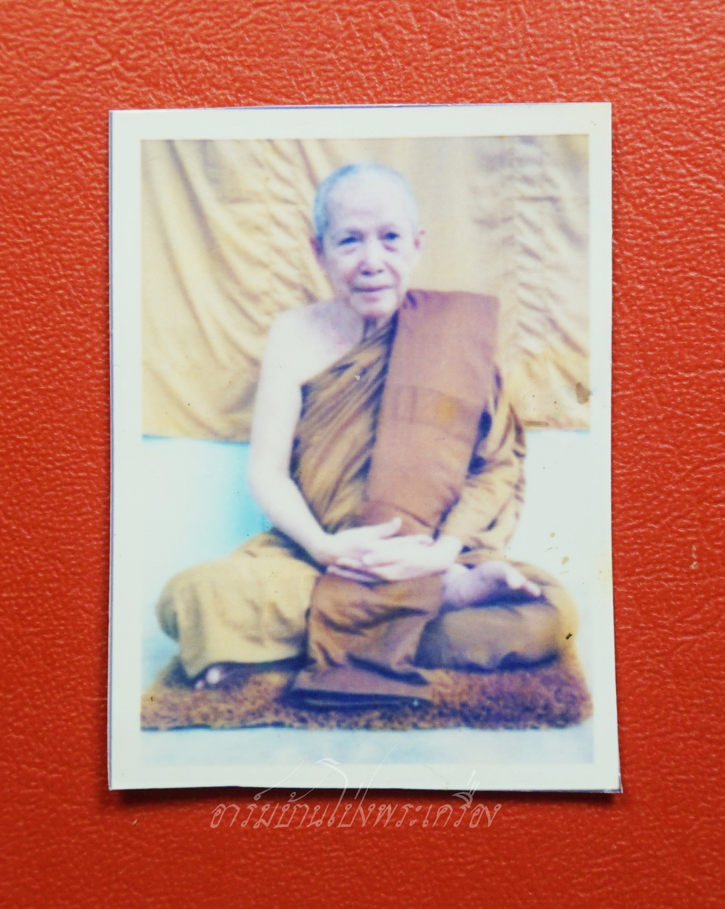 หลวงปู่มหาเจิม วัดสระมงคล รูปถ่ายสี รุ่นแรก ปี๒๕๔๒(องค์ที่1)