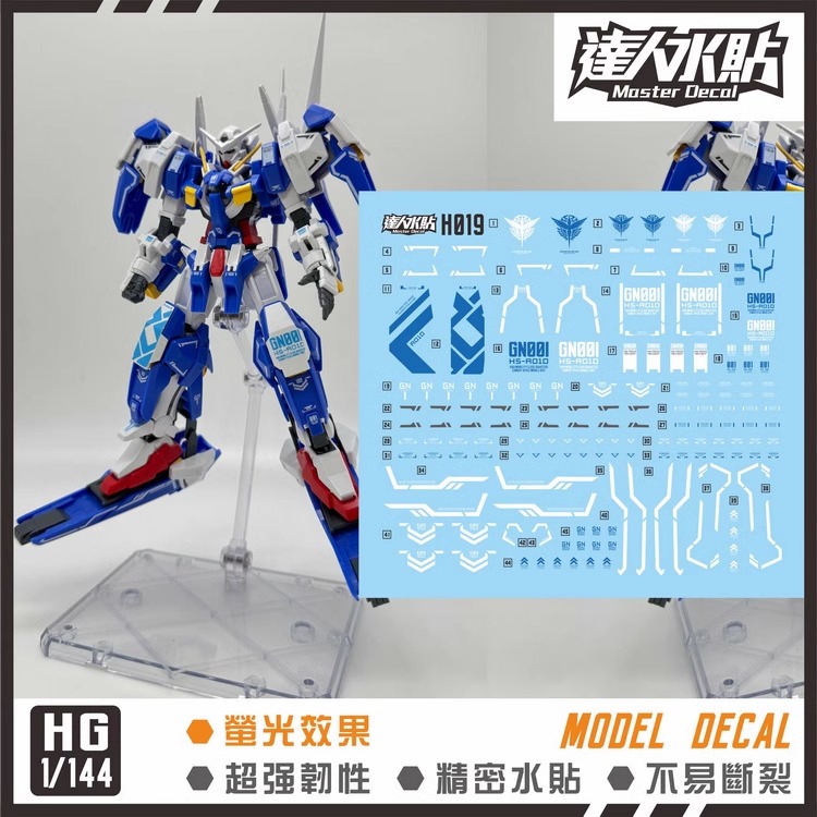 (Master Decal) Water Decal H019 HG1/144 Gundam Avalanche Exia