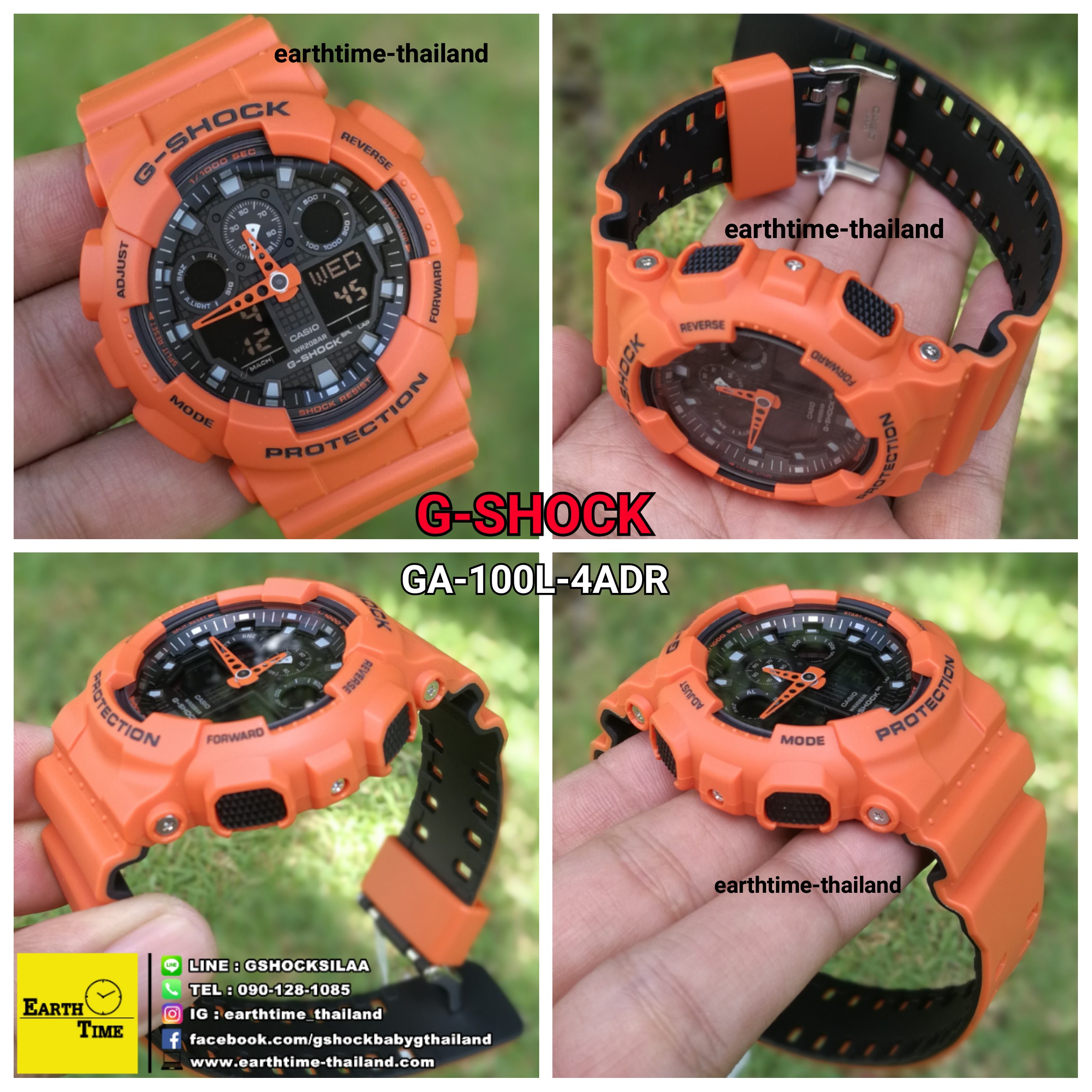 G-Shock ของใหม่แท้100% รับประกัน 1 ปี GA-100L-4ADR