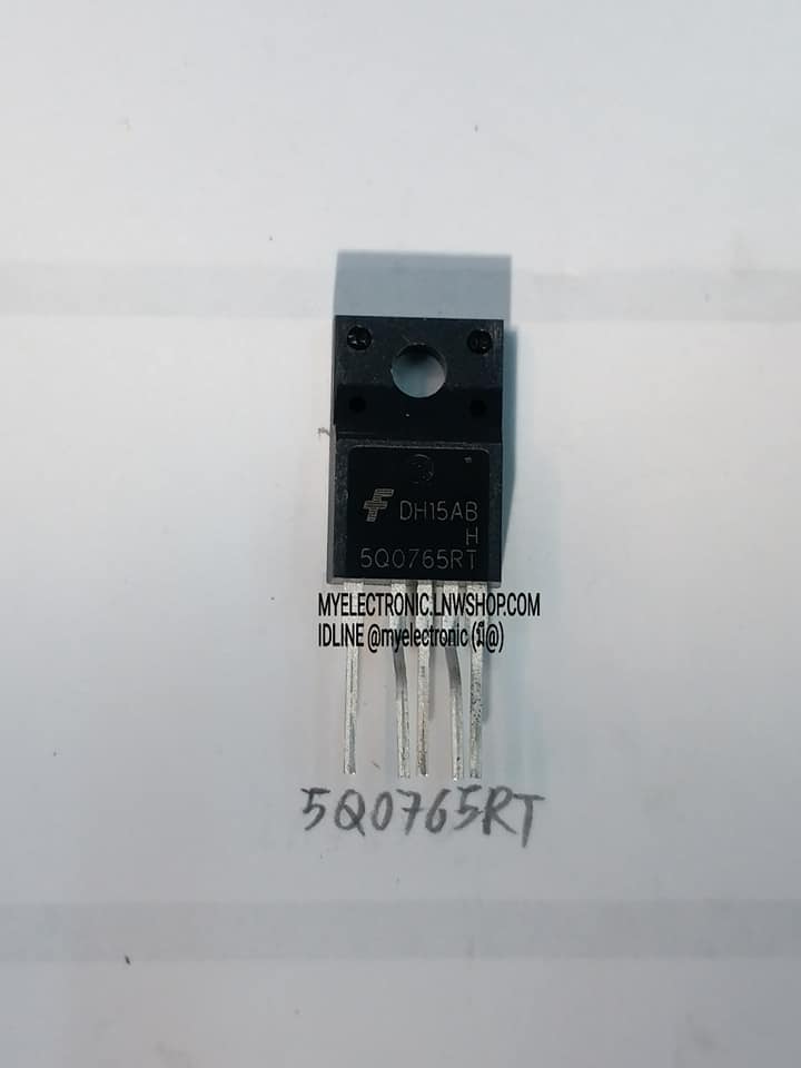 ขาย 5Q0765RT ตัวถังTO-220F/5 ขา ยี่ห้อ IC แฟรนไชร์ IC ไอซี 5Q0765 RTราคา ตัวละ . . . . หน่วย บาท