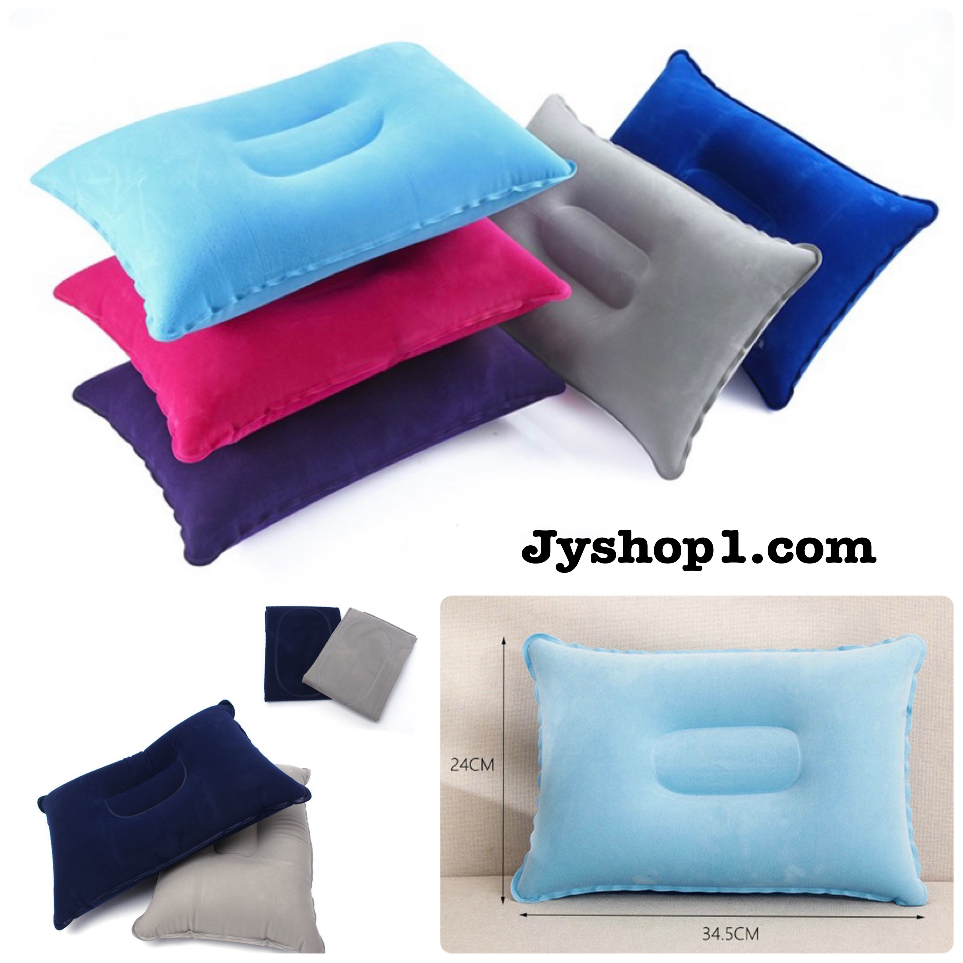 หมอนเป่าลม หมอนพกพา หมอนแคมป์ปิ้ง รหัส CP021 พร้อมส่ง ราคาถูก