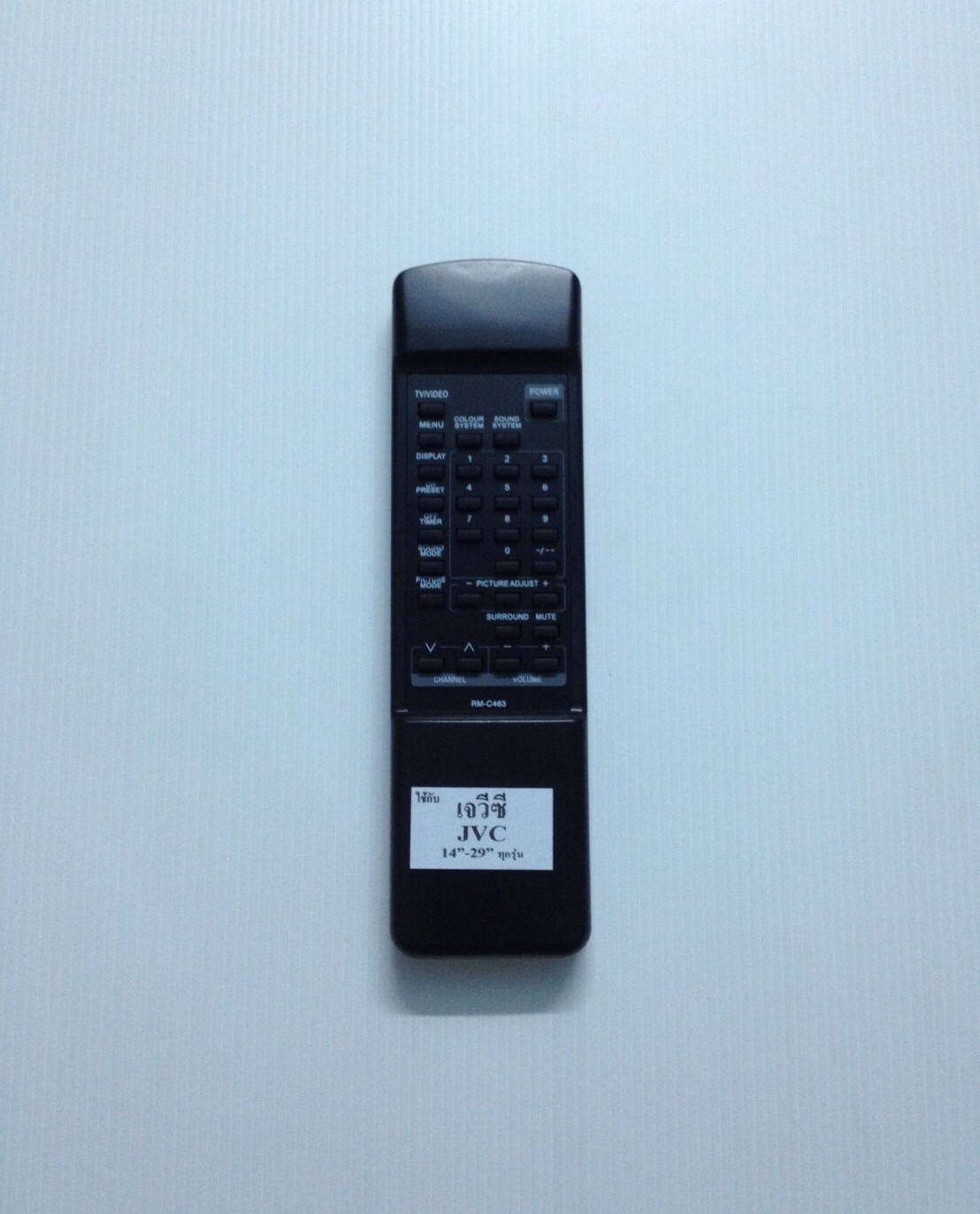 รีโมททีวีเจวีซี จอธรรมดา JVC RM-C463