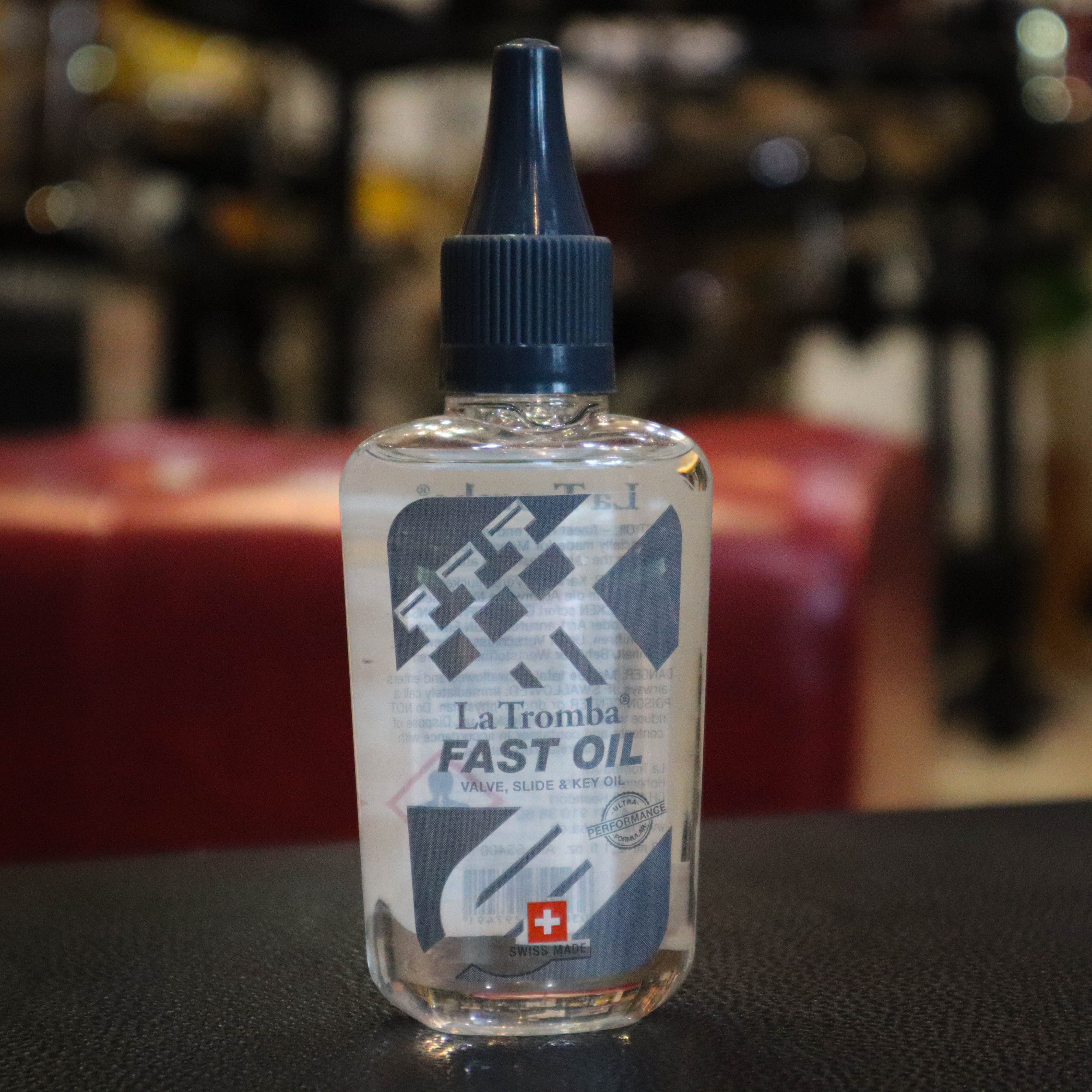 น้ำยาวาล์วออย สไลด์ออย คีย์ออย LA TROMBA VALVE OIL FAST 63 ML (2 in 1 ) ใช้งานกับเครื่องเป่า ประเภท วาล์ว และ สไลด์