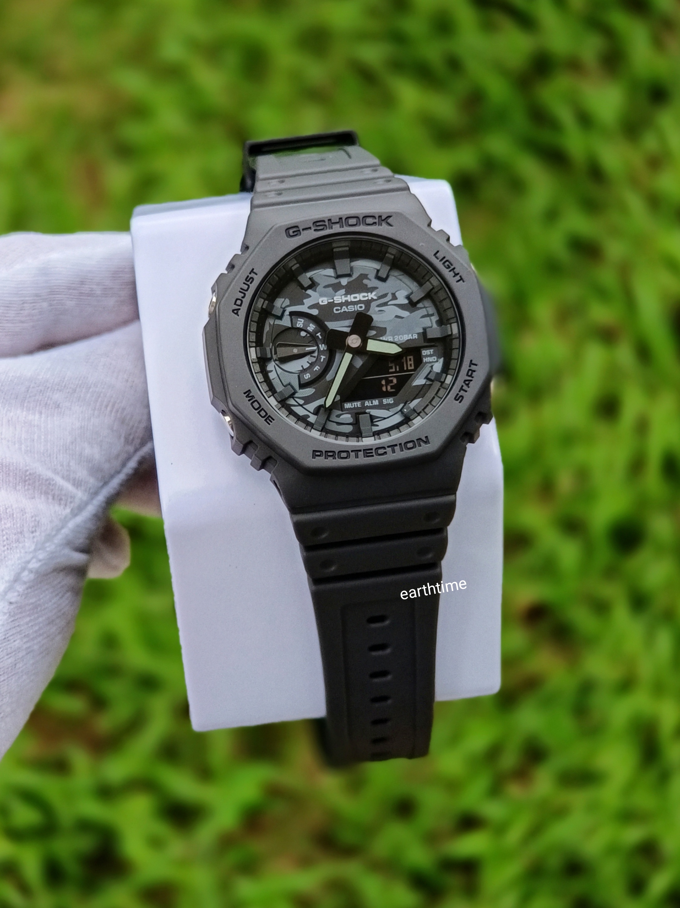 G-Shock GA-2100CA-8A l Utility Camo Series l ของใหม่แท้100%