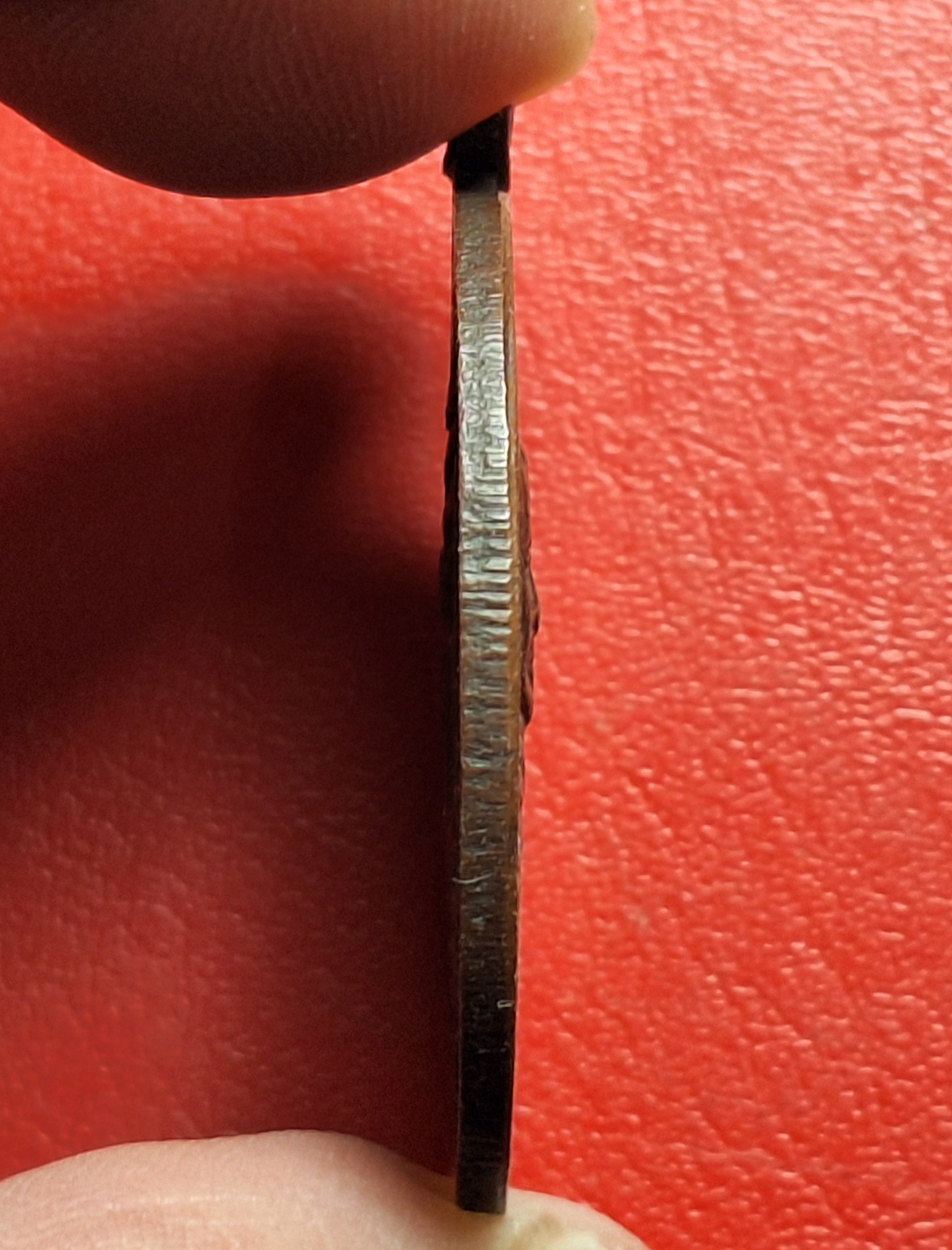 พระครูบุญนาค วัดลำพยอม รุ่นแรก ปี๒๕๒๑ เนื้อทองแดง(องค์ที่7)