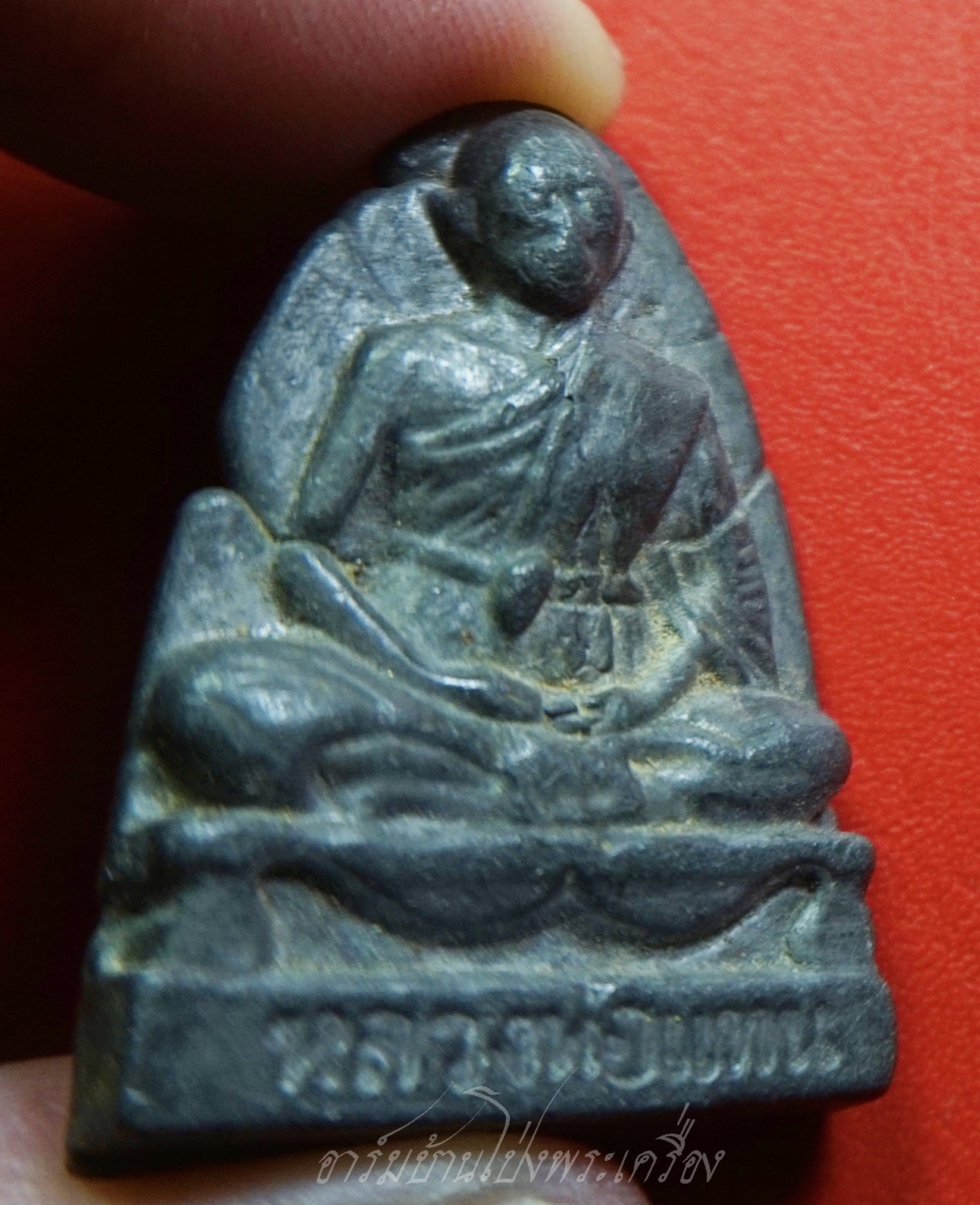 หลวงพ่อแทน วัดธรรมเสน ปี๒๕๐๖ หล่อรูปเหมือนเนื้อตะกั่ว(องค์ที่1)