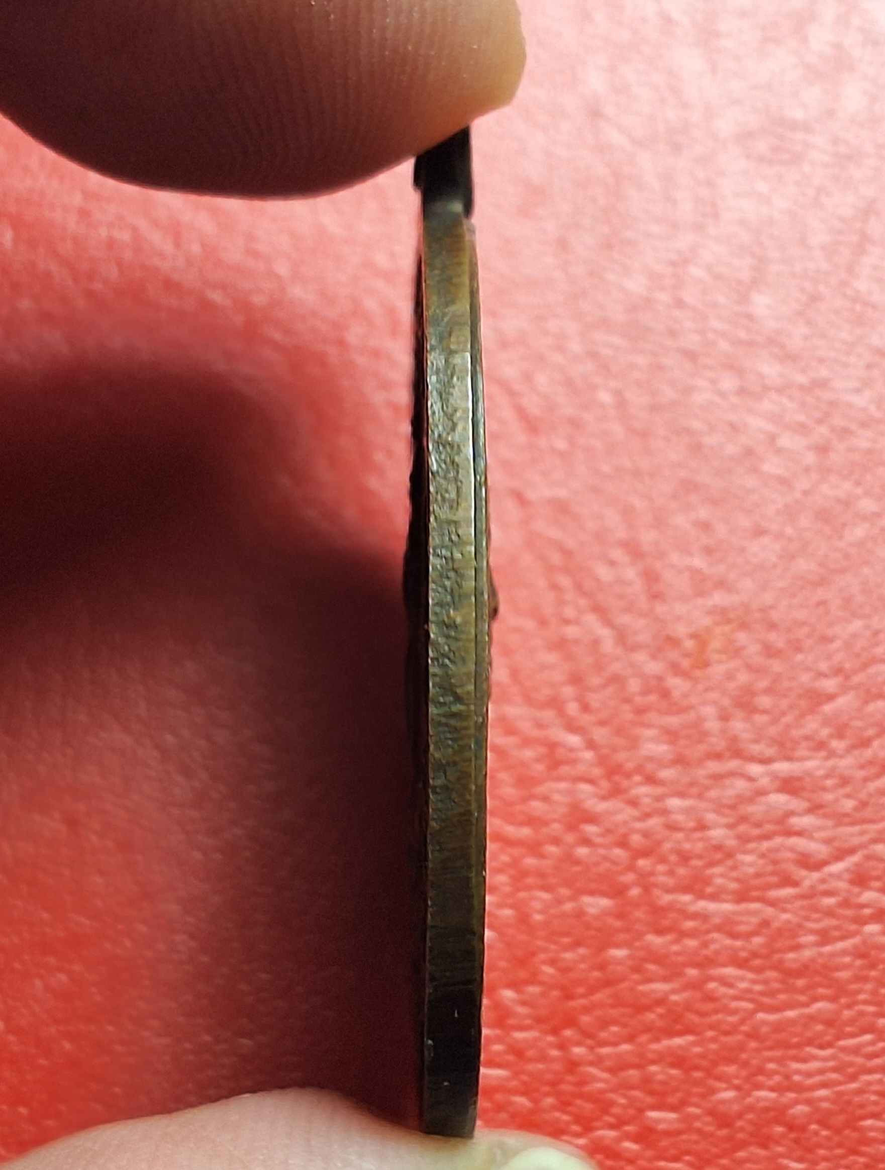 พระครูบุญนาค วัดลำพยอม รุ่นแรก ปี๒๕๒๑ เนื้อทองแดง(องค์ที่8)