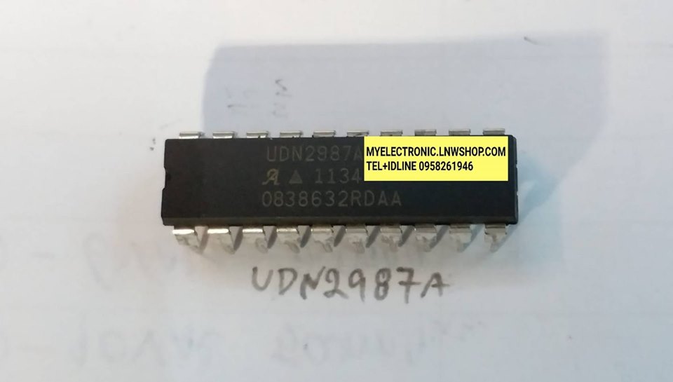 ขาย ไอซี UDN2987A ตัวถังDIP-20ขา . . . . หน่วย บาท สนใจสินค้ารายการนี้ติดต่อIDLINE @myelectronic (มี@) IC2987