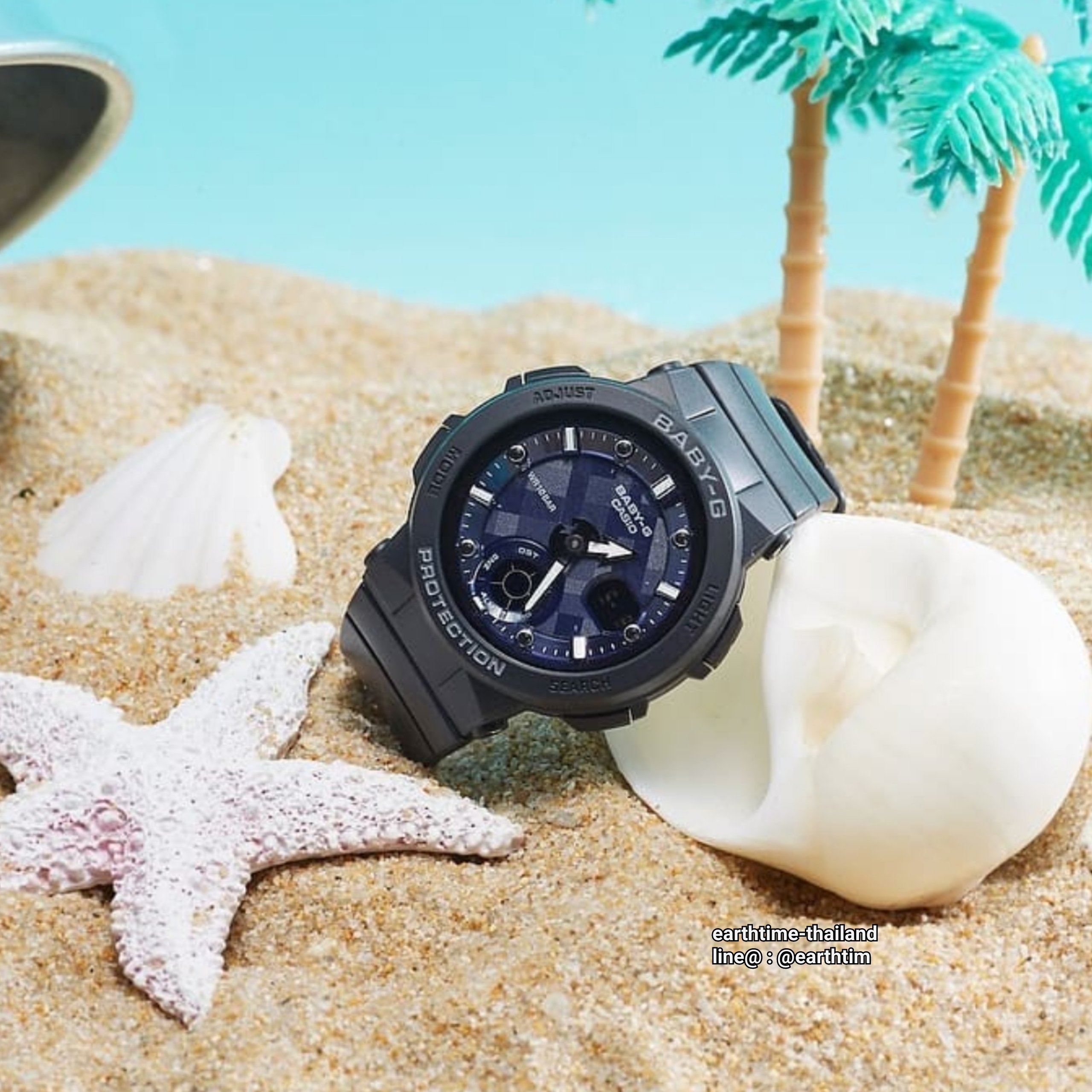 Baby-G Beach Style Series ของใหม่แท้100% รับประกัน 1 ปี BGA-250-1ADR