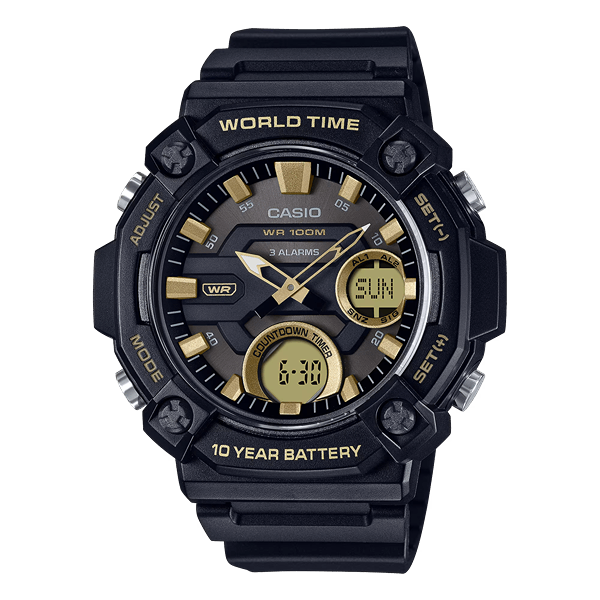 AEQ-120W-9AV l CASIO สายเรซิ่น