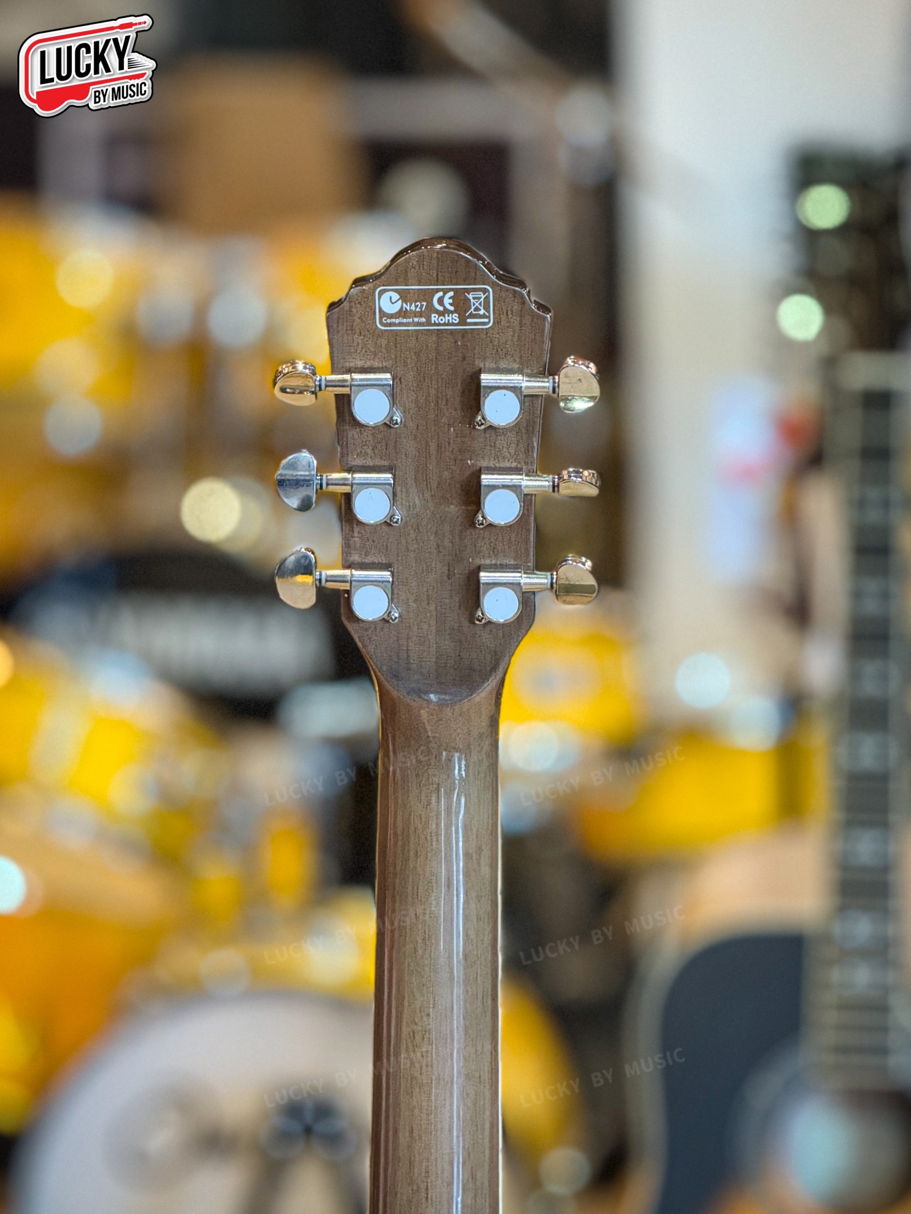 กีตาร์โปร่ง Overspeed รุ่น OS-GA40C สี TBK พร้อม กระเป๋า ปิ๊ก ประแจ