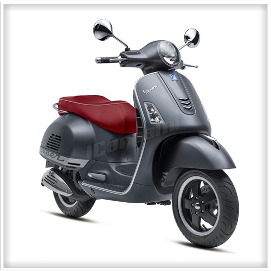 สีสเปรย์ S.P.A เทาด้าน Vespa GTS