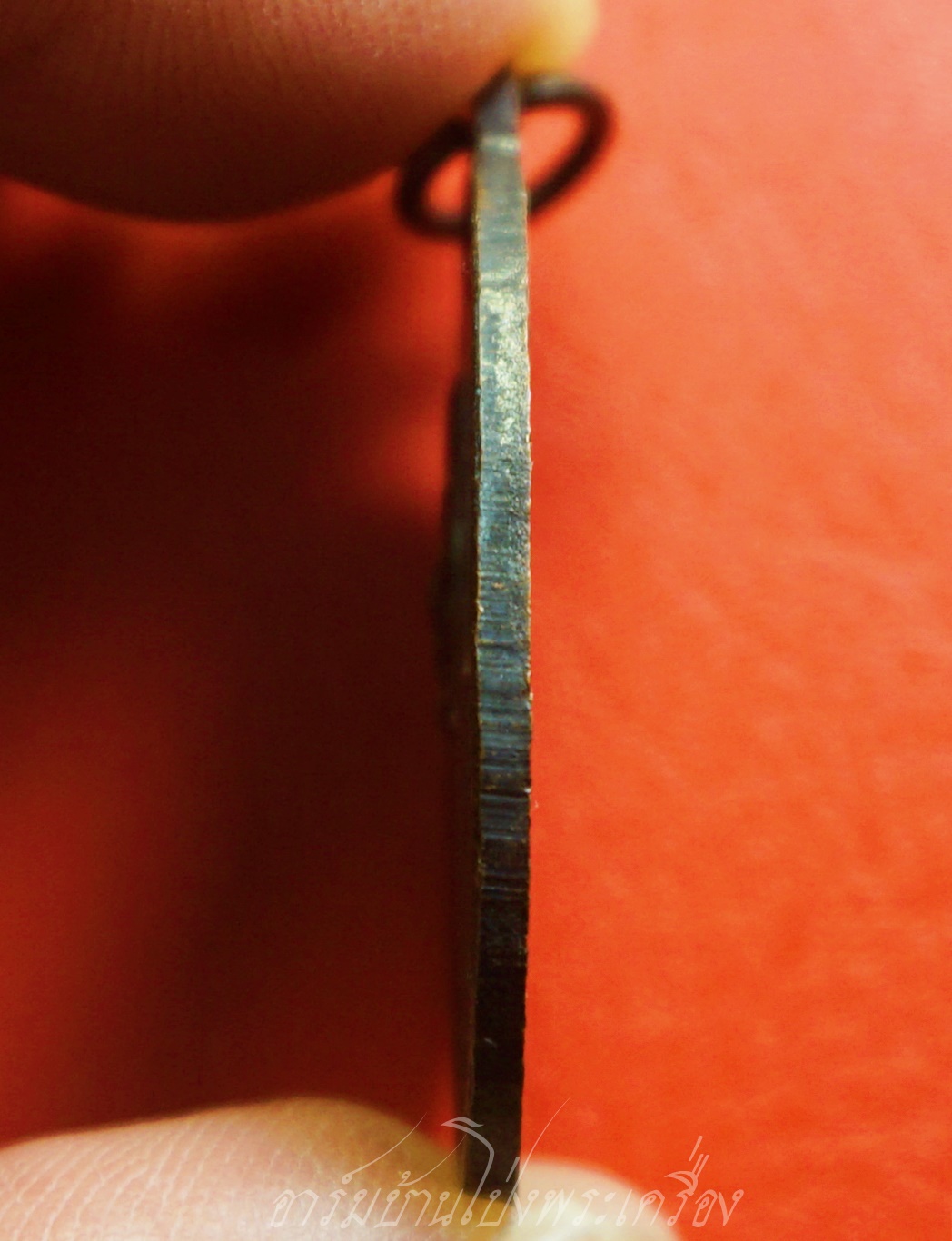 หลวงพ่อเทศ วัดหนองกระทุ่ม รุ่นแรก ปี๒๕๑๓ พิมพ์หน้าหนุ่ม เนื้อทองแดงรมดำ(องค์ที่9)