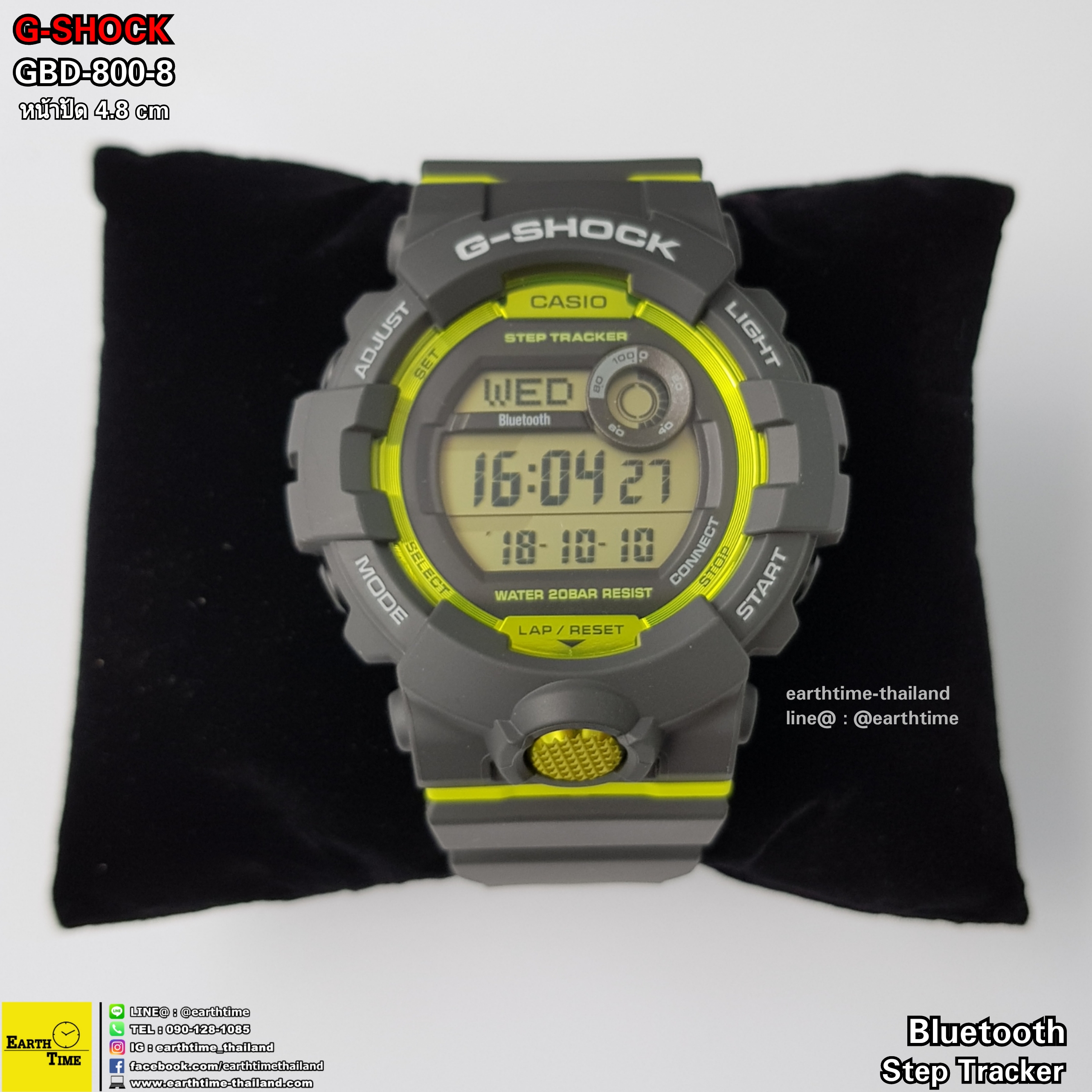 G-Shock Step Tracker and Bluetooth ของใหม่แท้100% รับประกัน 1 ปี รุ่น GBD-800-8