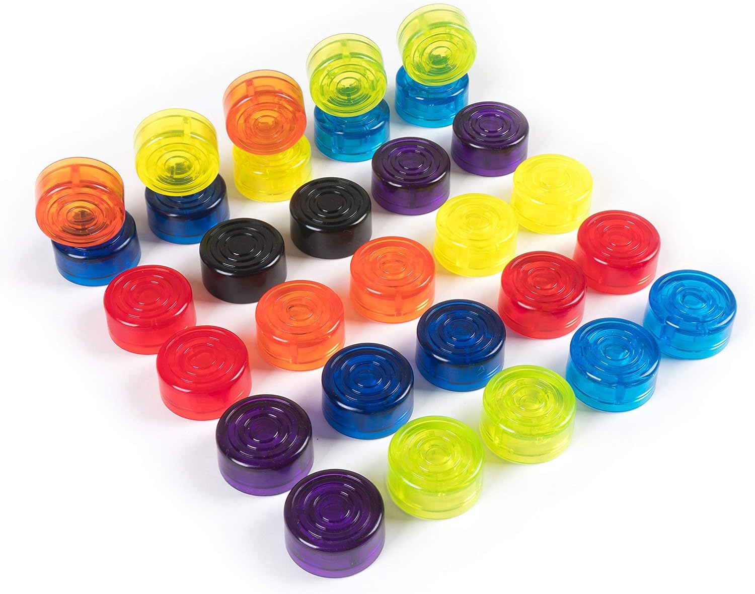 ฝาครอบเอฟเฟค จุกครอบเอฟเฟค (1ชิ้น) คละสี วัสดุของแรง Foot Switch Topper จุกเอฟเฟค - มีปลายทาง