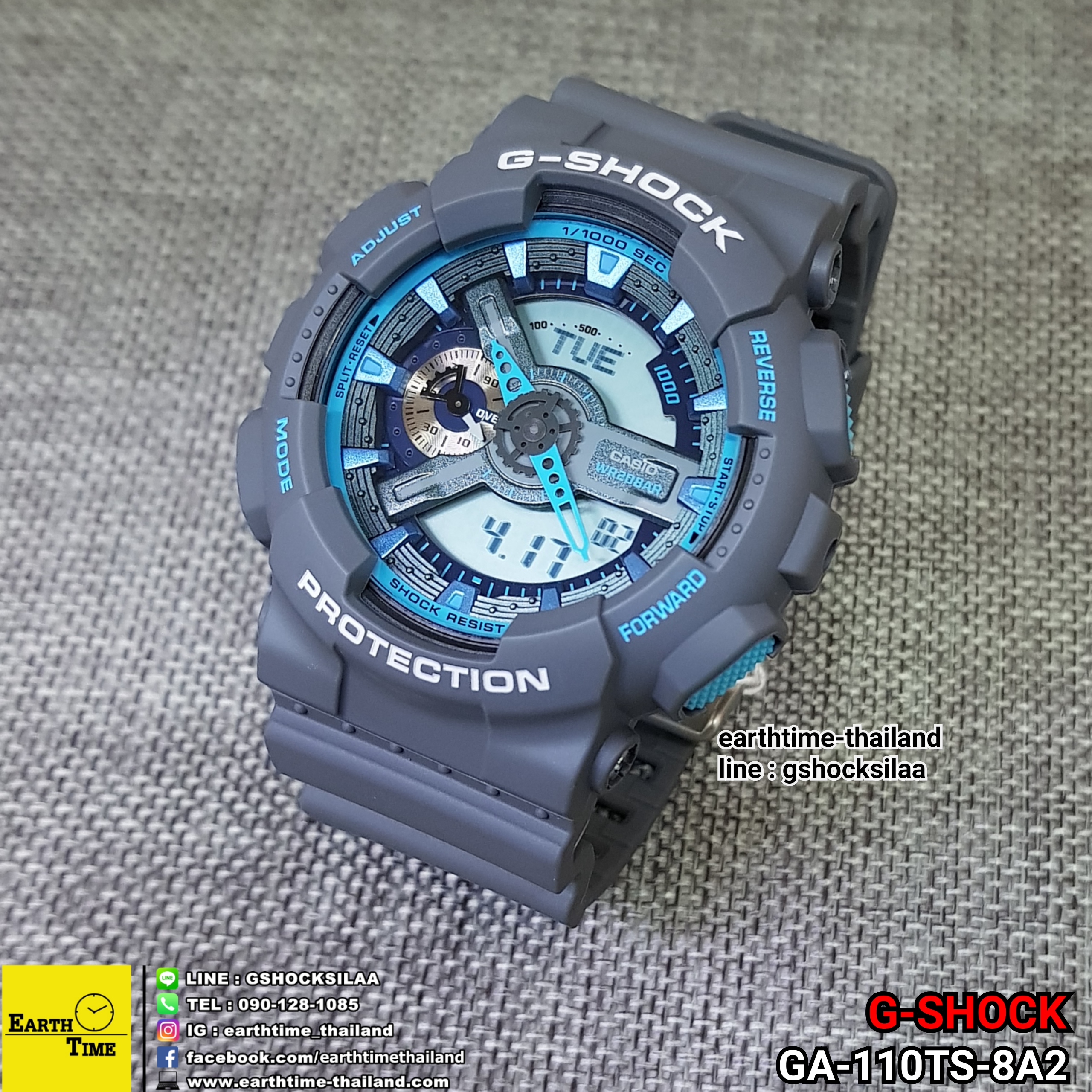 G-Shock ของใหม่แท้100% รับประกัน 1 ปี GA-110TS-8A2DR