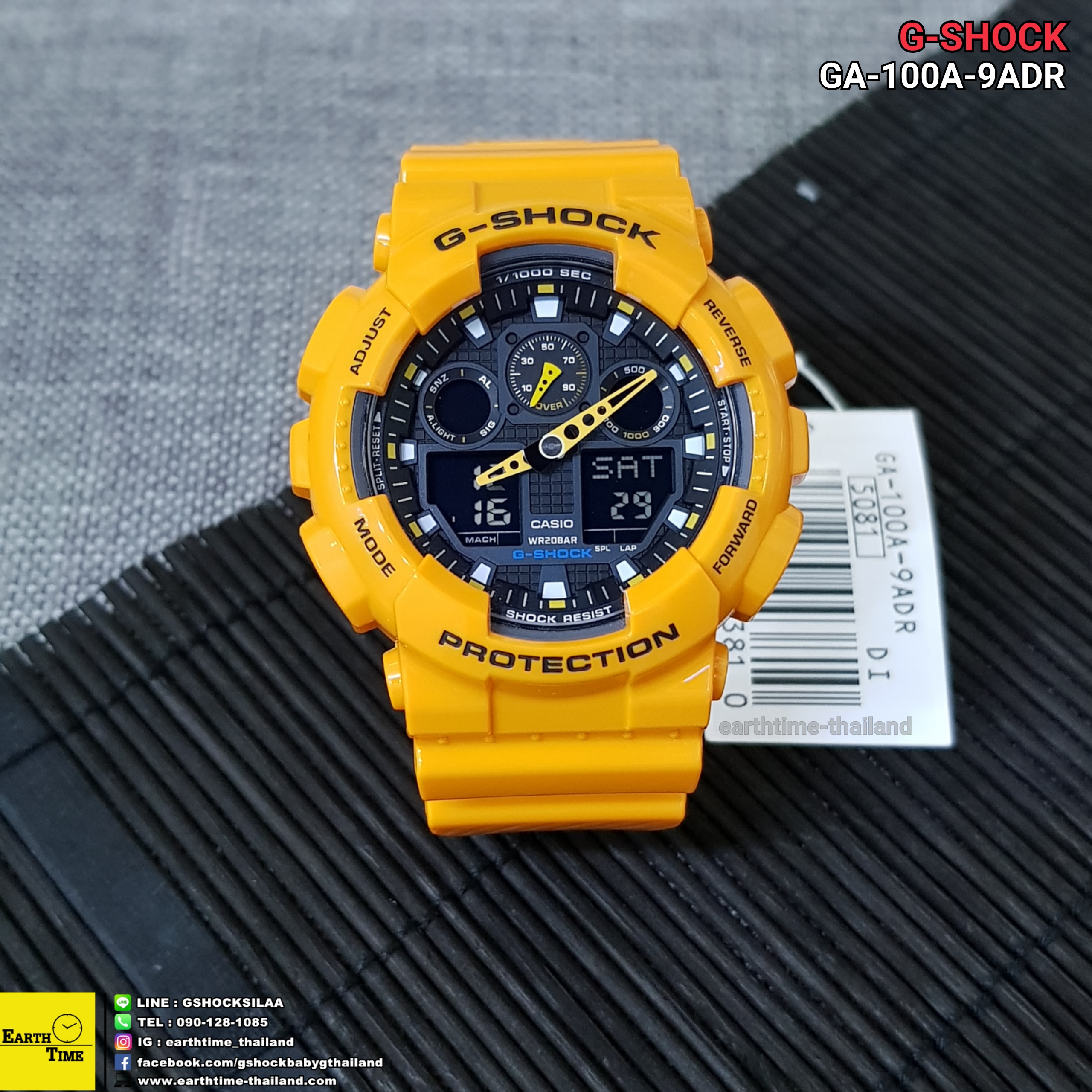 G-Shock ของใหม่แท้100% รับประกัน 1 ปี GA-100A-9ADR